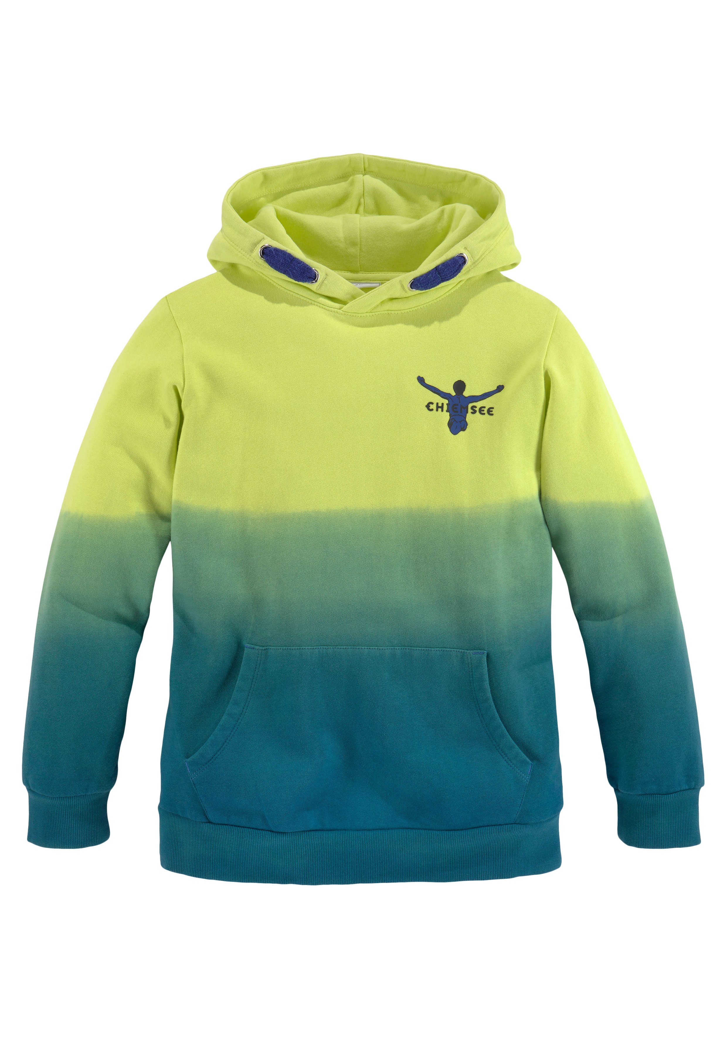Chiemsee Hoodie LITTLE RAINBOW Lange mouwen, bedrukt, ronde hals, van 100% katoen