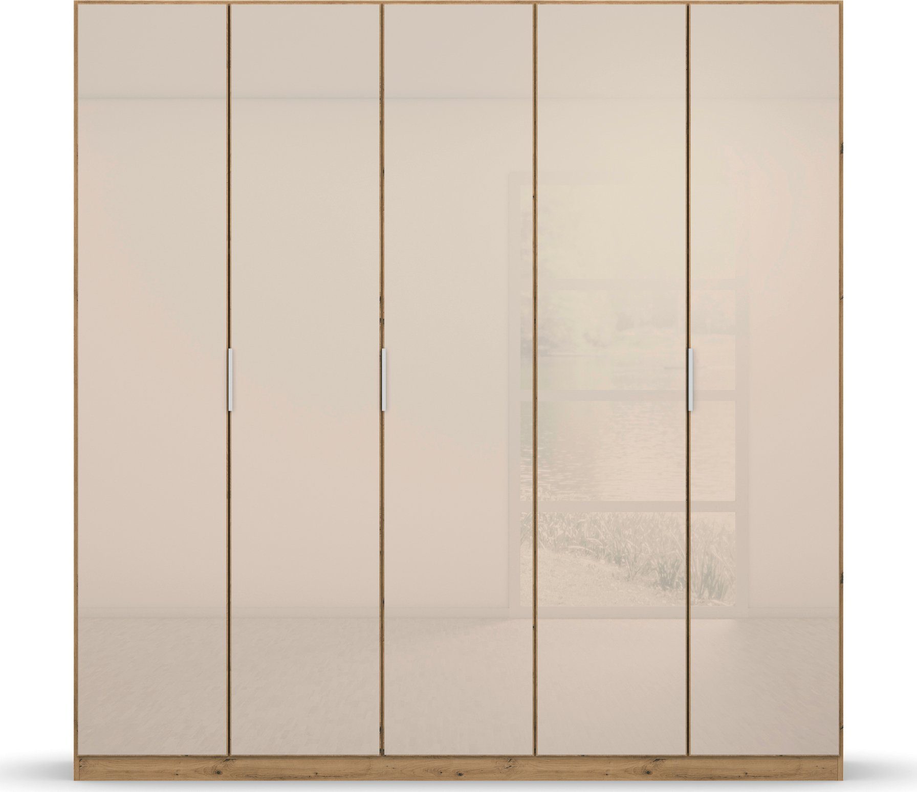 rauch Draaideurkast Kledingkast kast garderobe KOLUNA met hoogwaardige glasfront