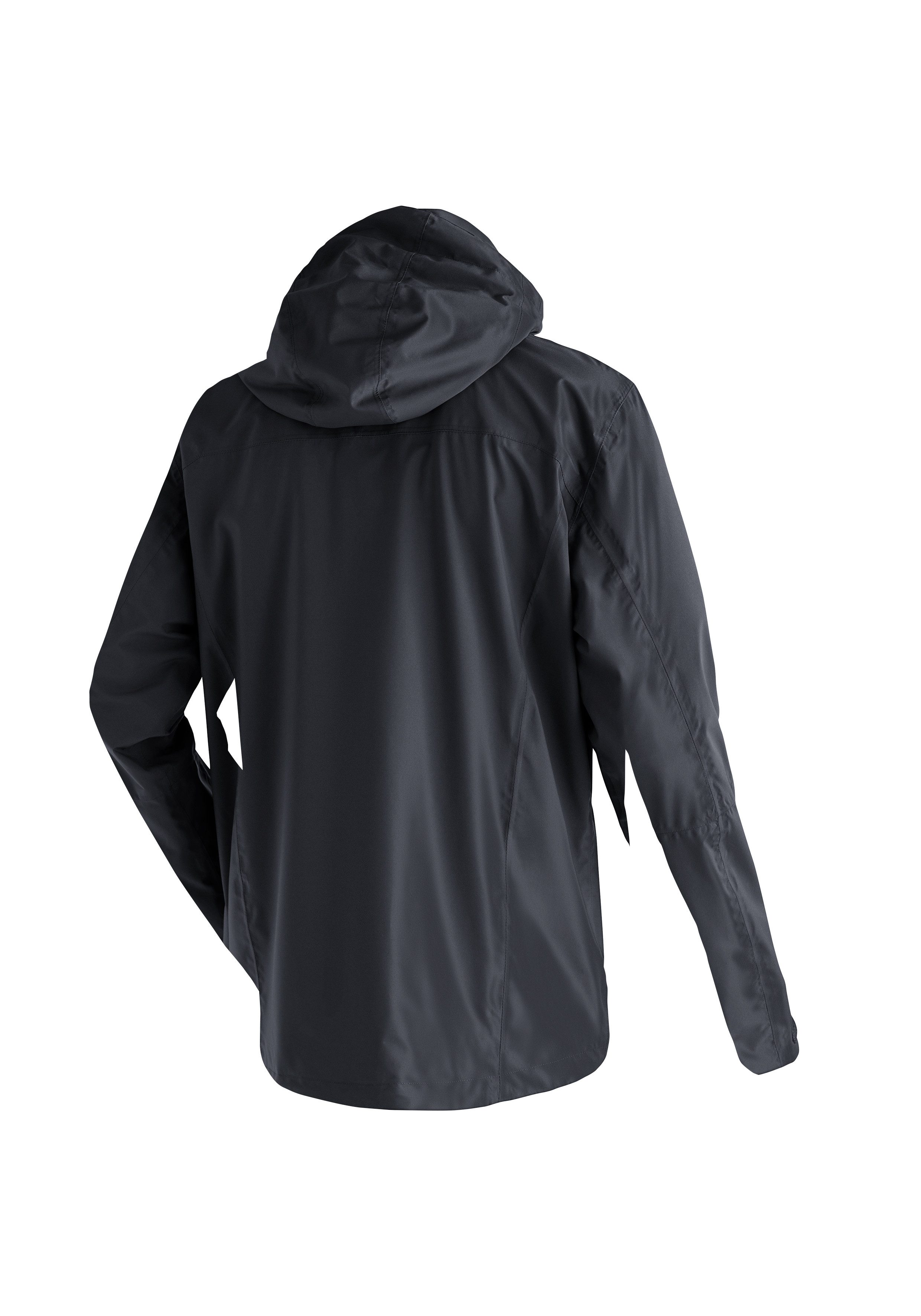 Maier Sports Outdoorjack Metor rec M Heren regenjack, waterdicht met capuchon, 2 zakken aan de buitenkant, binnenzak