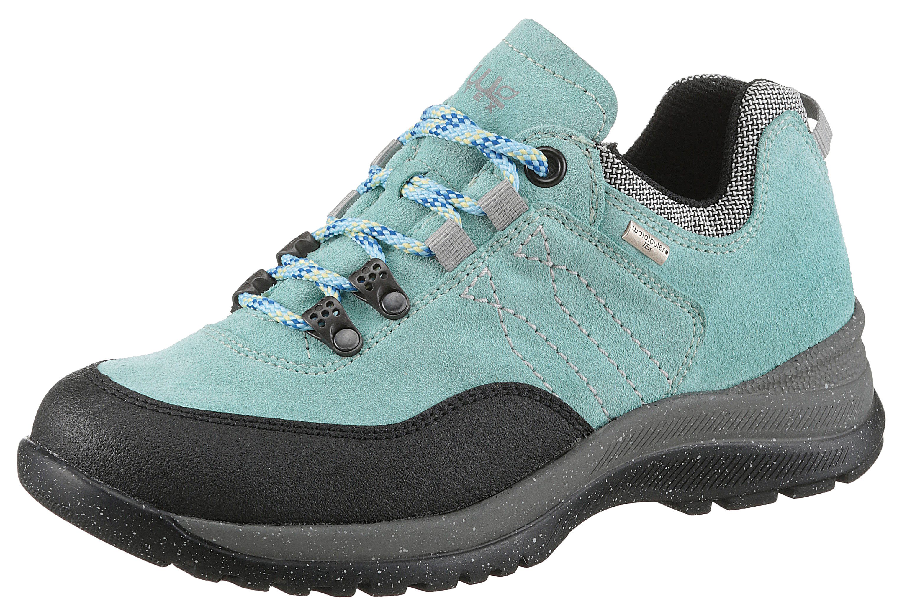 Waldläufer Trekkingschoenen H-MOMO , lage schoen, veterschoen, outdoorschoen, tex-membraan, breedte h