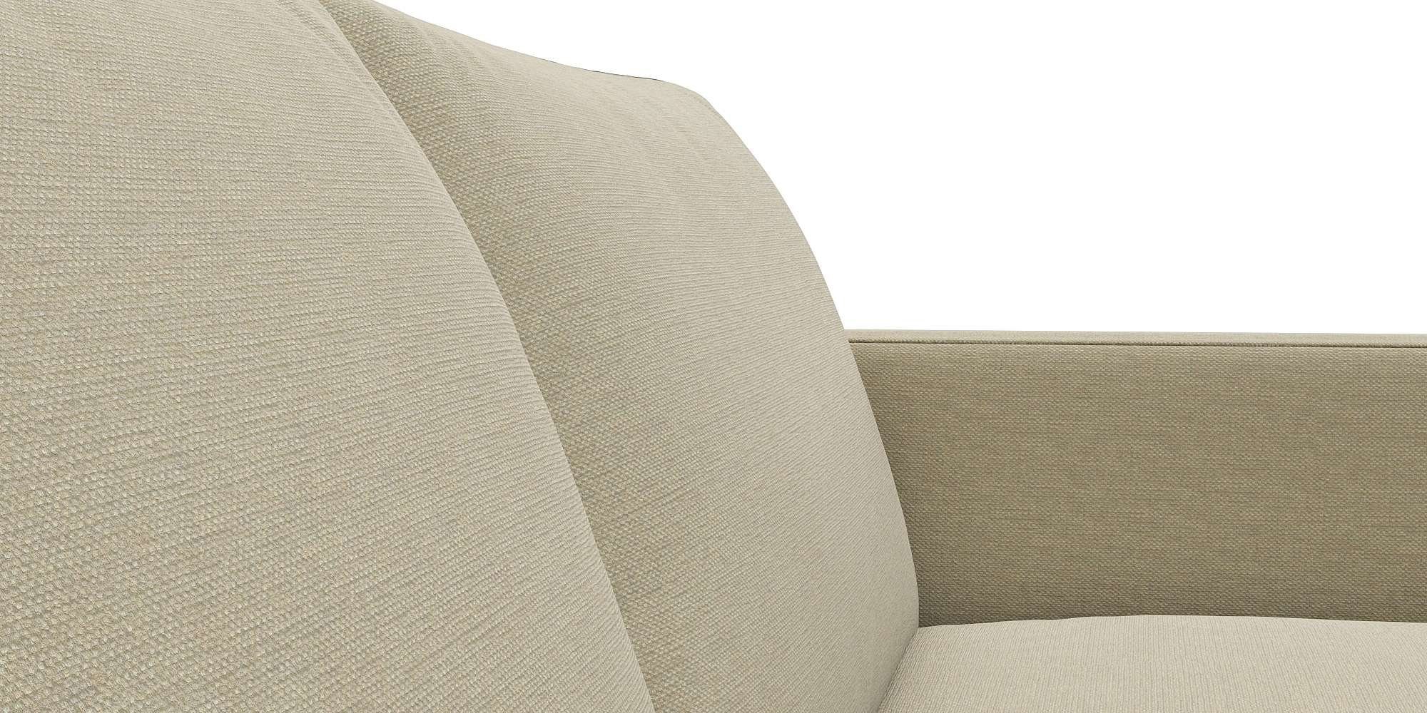 FLEXLUX Hoekbank Fiore, L-vorm smalle armleuningen, koudschuim, poten aluminium + zwart
