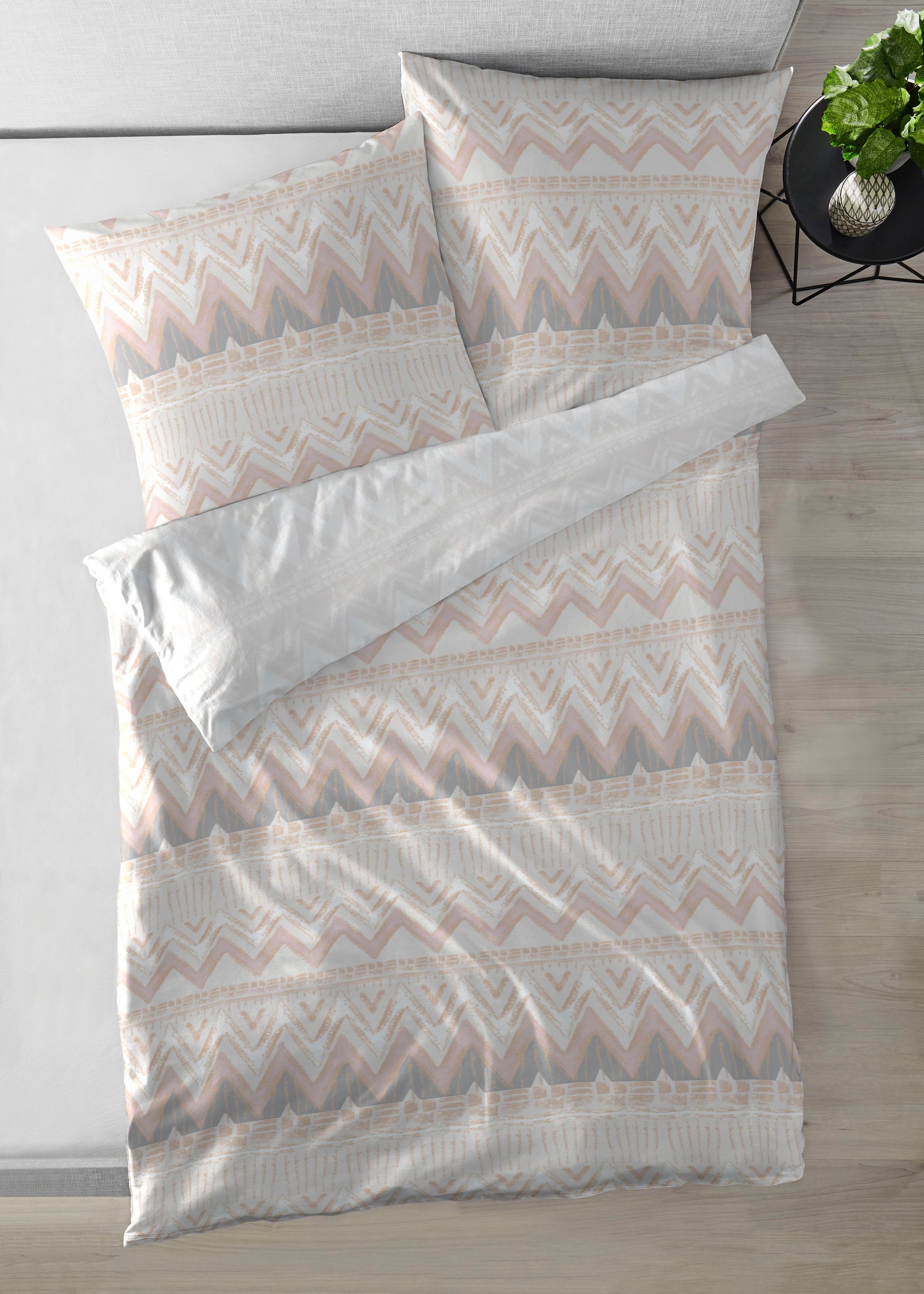 Primera Overtrekset Bio-Renforce Zahara met een modern zigzagmotief (2-delig)