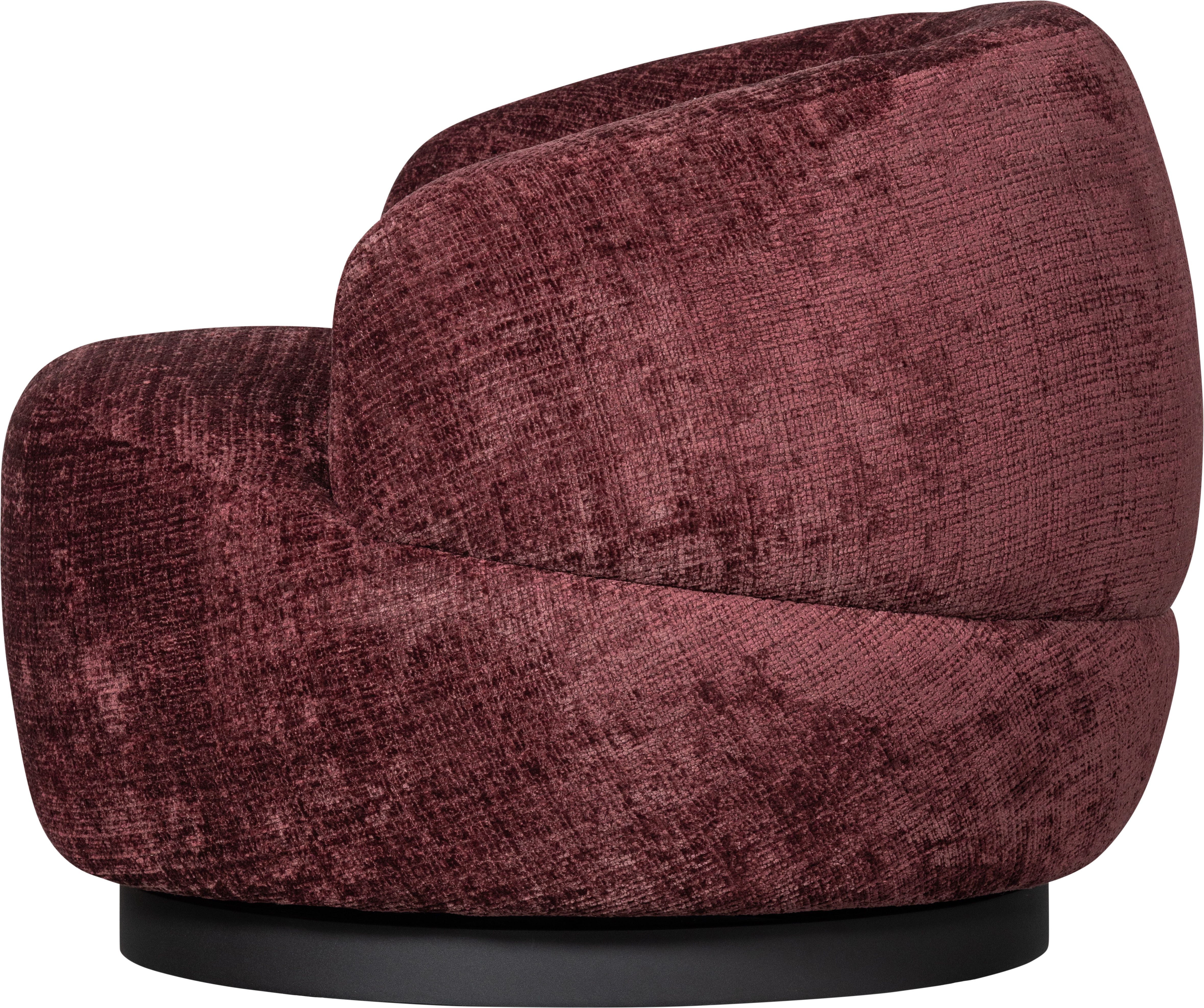 WOOOD Draaibare fauteuil Woolly ronde vorm, in elke richting draaibaar! breedte 84 cm