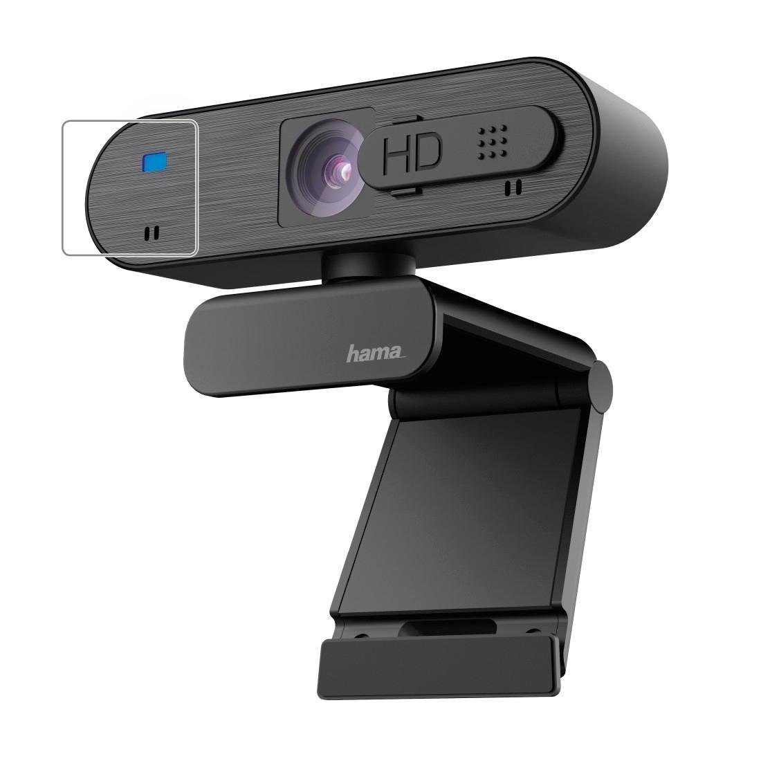 Hama Full HD-webcam PC webcam voor laptop, PC, streamen, chatten met microfoon, Windows, Mac