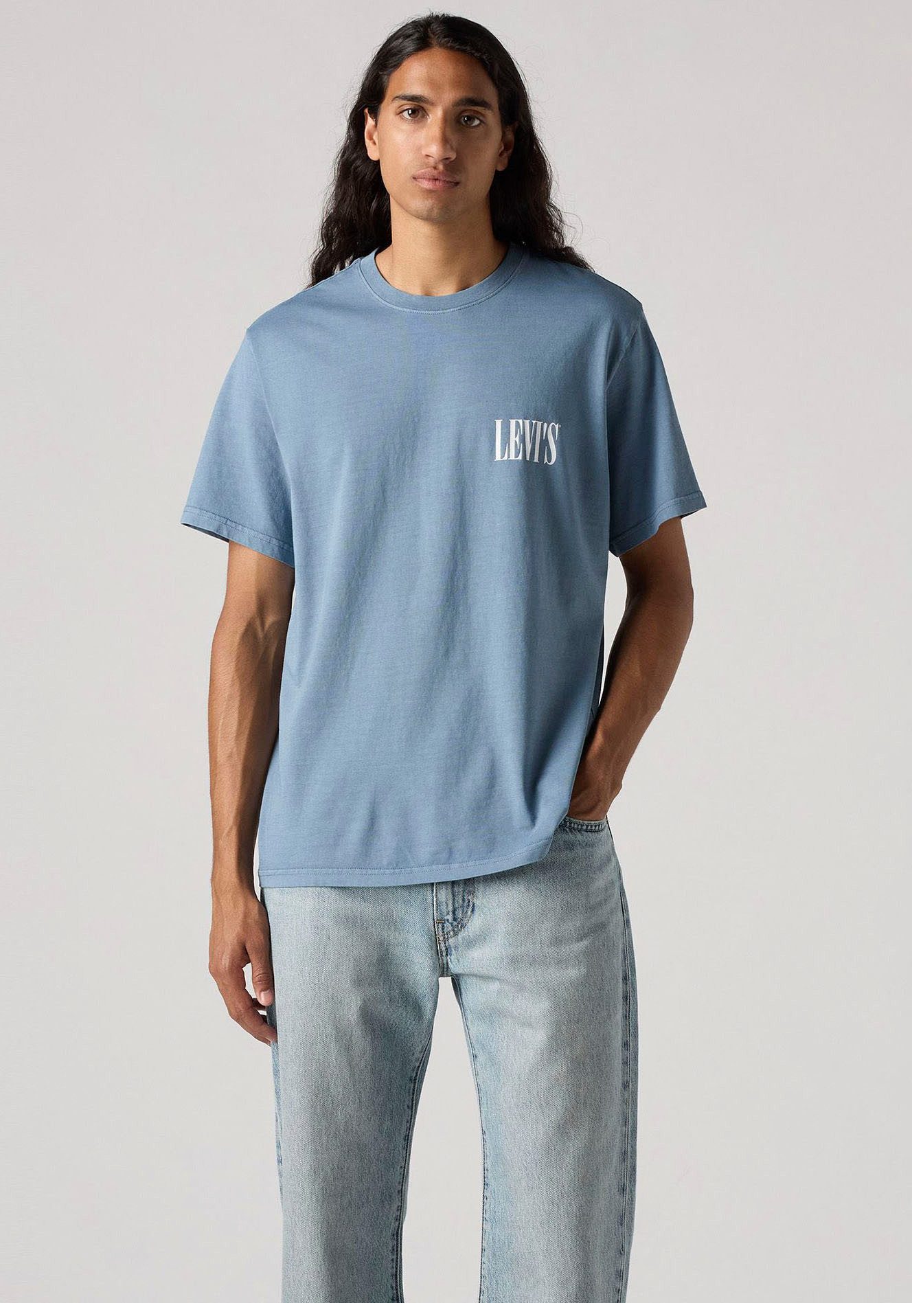 Levi's® T-shirt RELAXED FIT TEE met een logo-opschrift