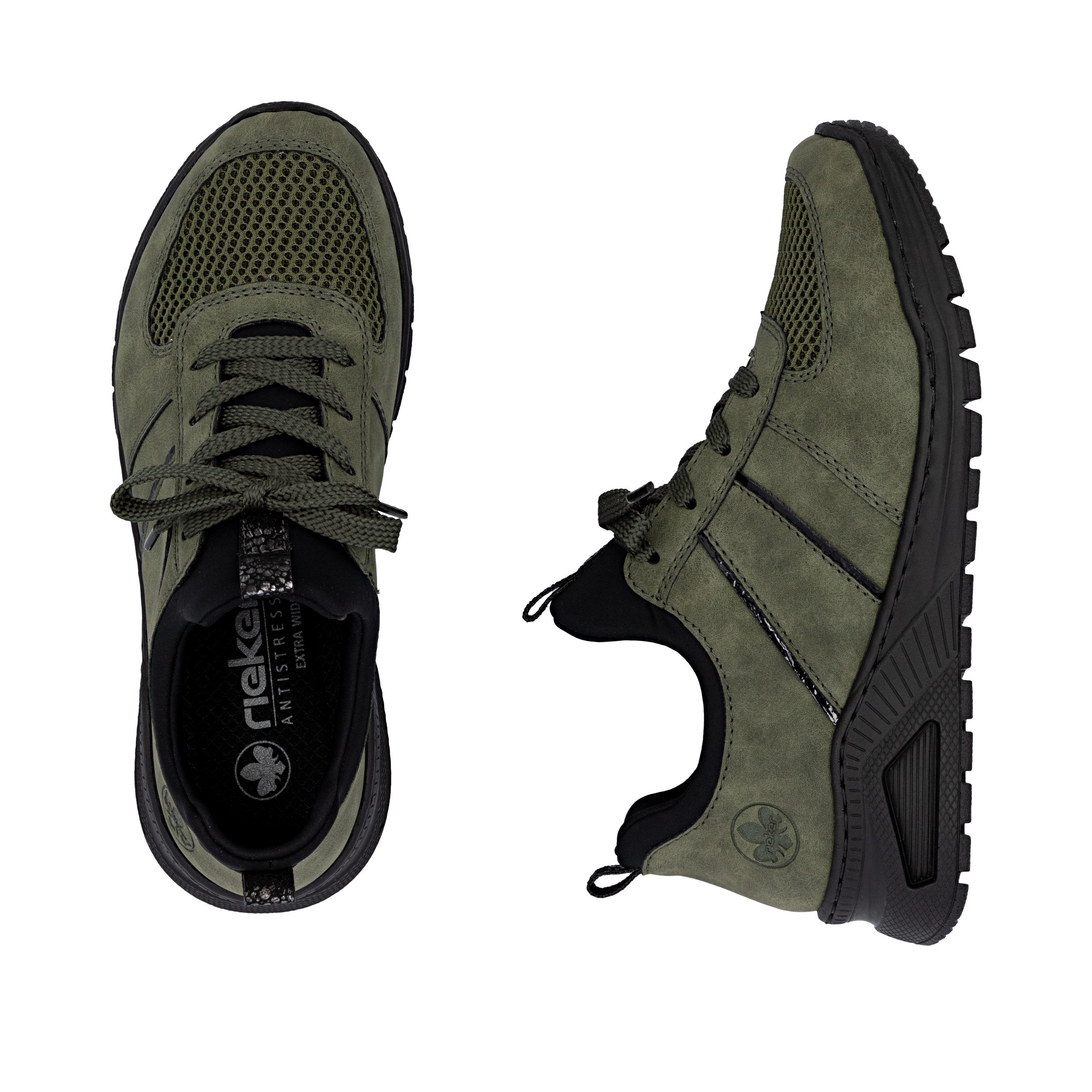 Rieker Slip-on sneakers Instapschoen, lage schoen, vrijetijdssneaker, zachte MemoSoft-binnenzool