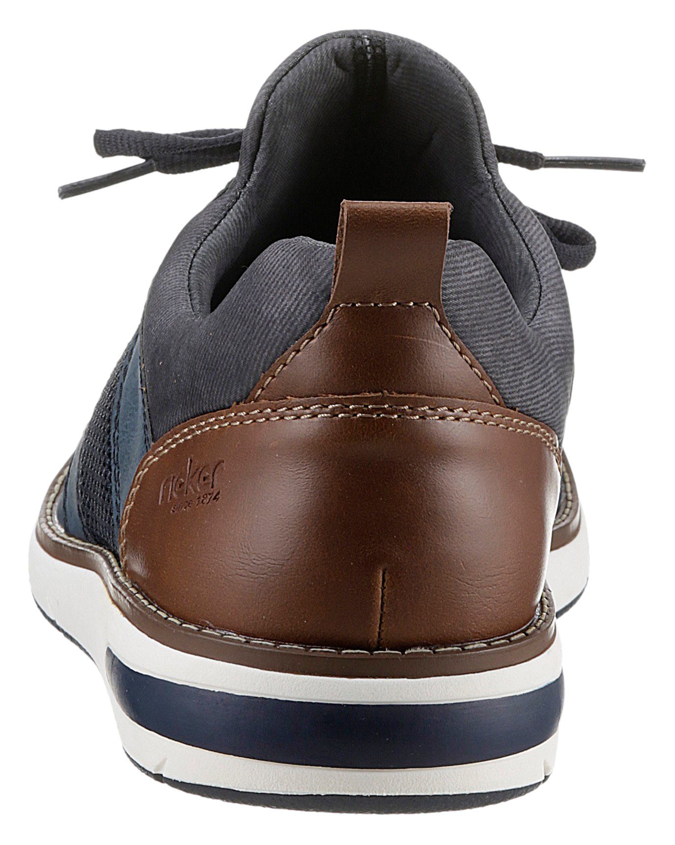 Rieker Slip-on sneakers Slippers, vrijetijdsschoen, lage schoen met modieuze zool