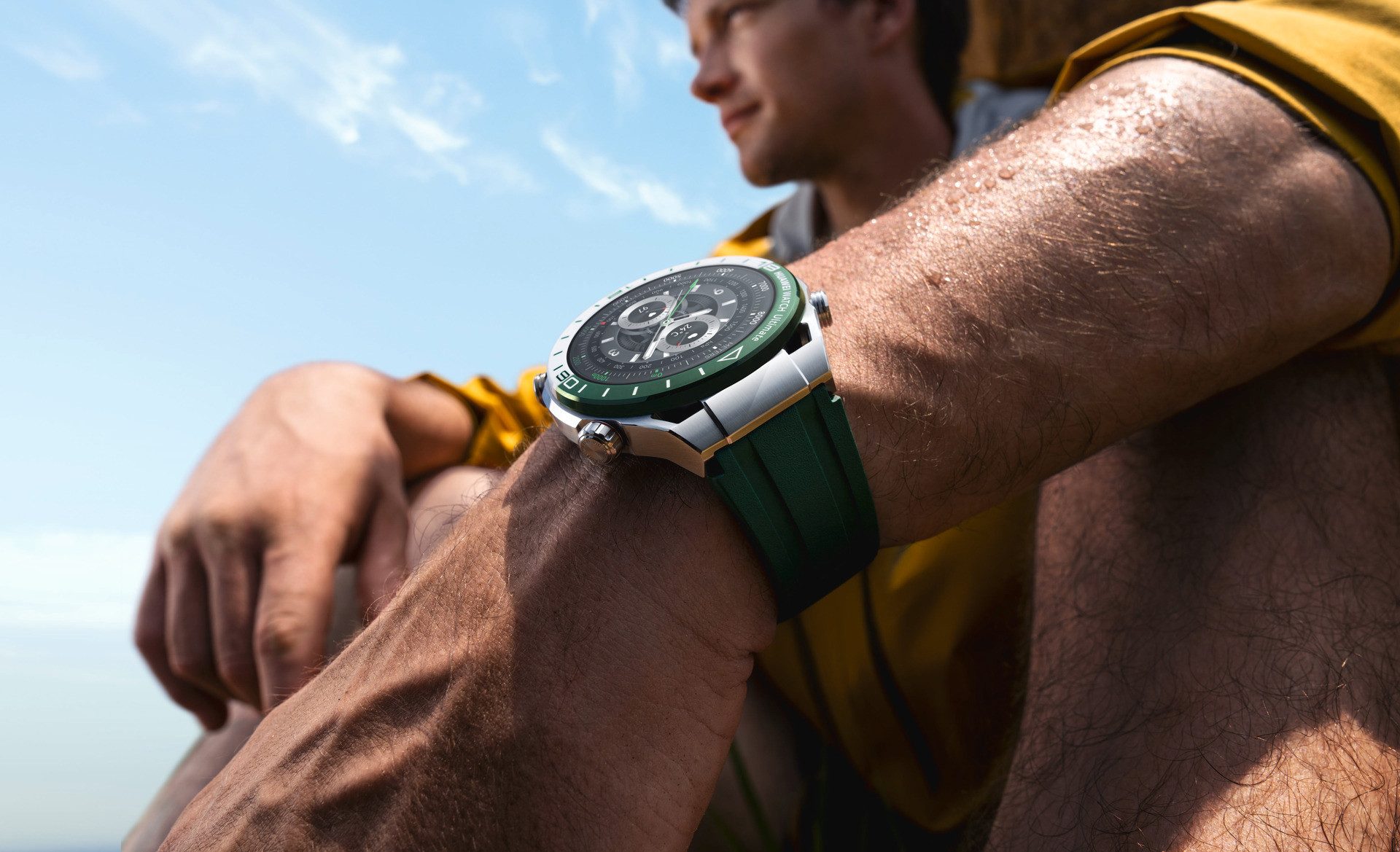 Huawei Smartwatch Watch Ultimate Titan-armband, 3,81 cm (1,5 inch) LTPO-AMOLED, EKG, SPO2, GPS, 10 ATM
