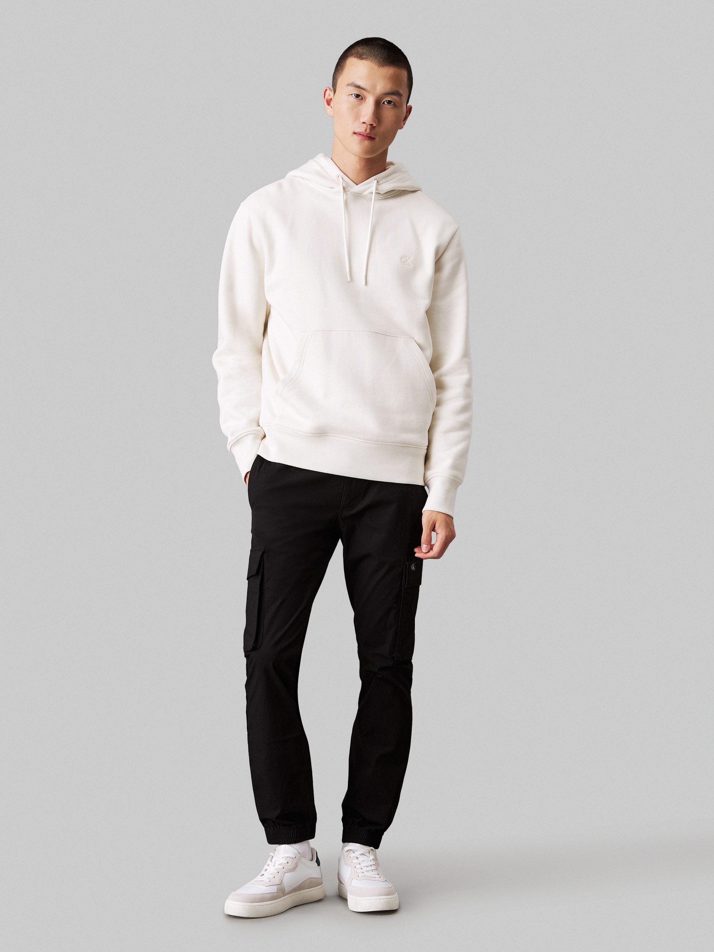 Calvin Klein Cargobroek SKINNY CARGO met logopatch