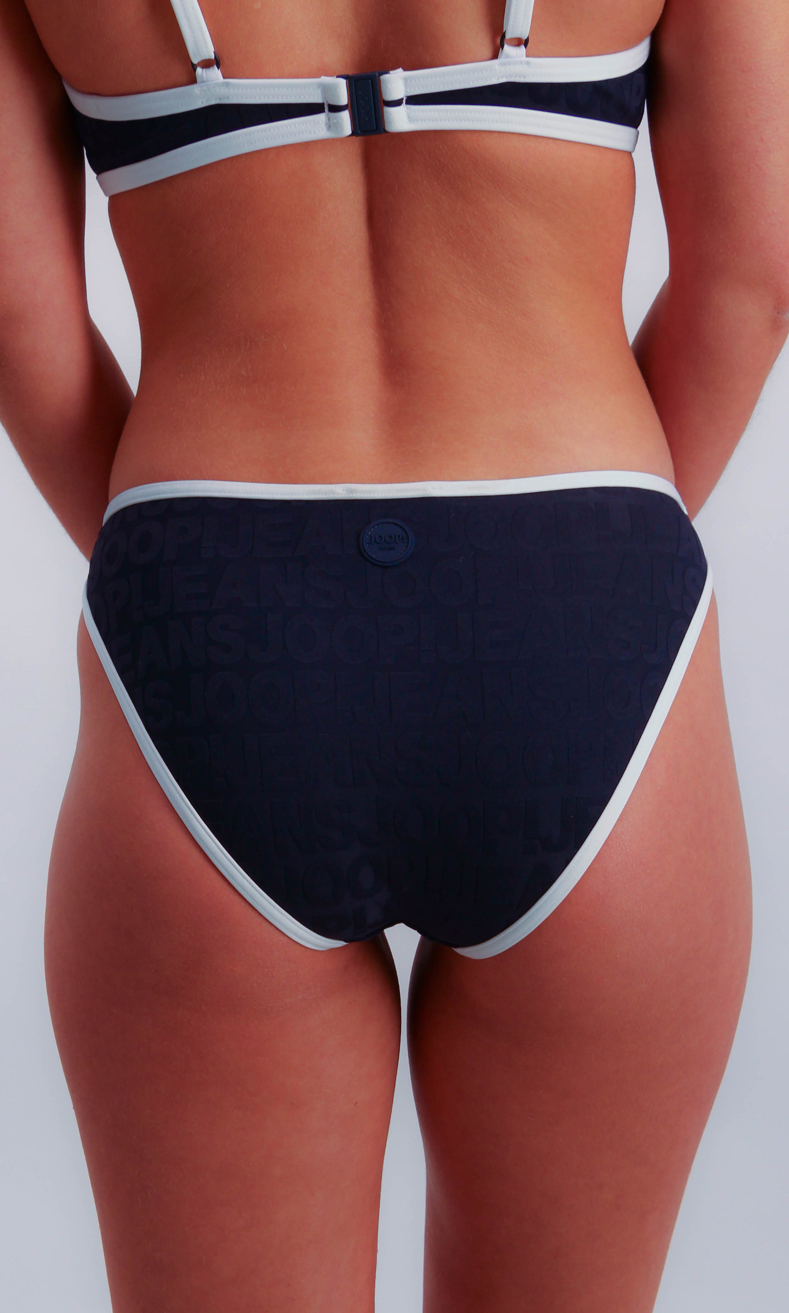 JOOP! Bikinibroekje JEANS! LOGOGRAM met logoprint in ton sur ton
