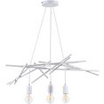 spot light hanglamp glenn van metaal, origineel design, bijpassende lm e27, made in eu (1 stuk) wit