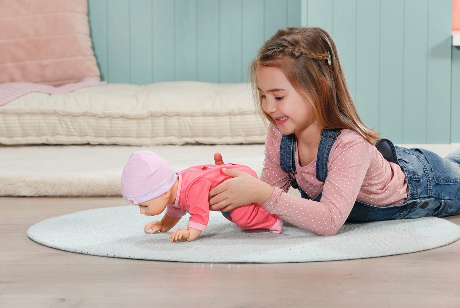 Baby Annabell Babypop Emily loop met mij, 43 cm