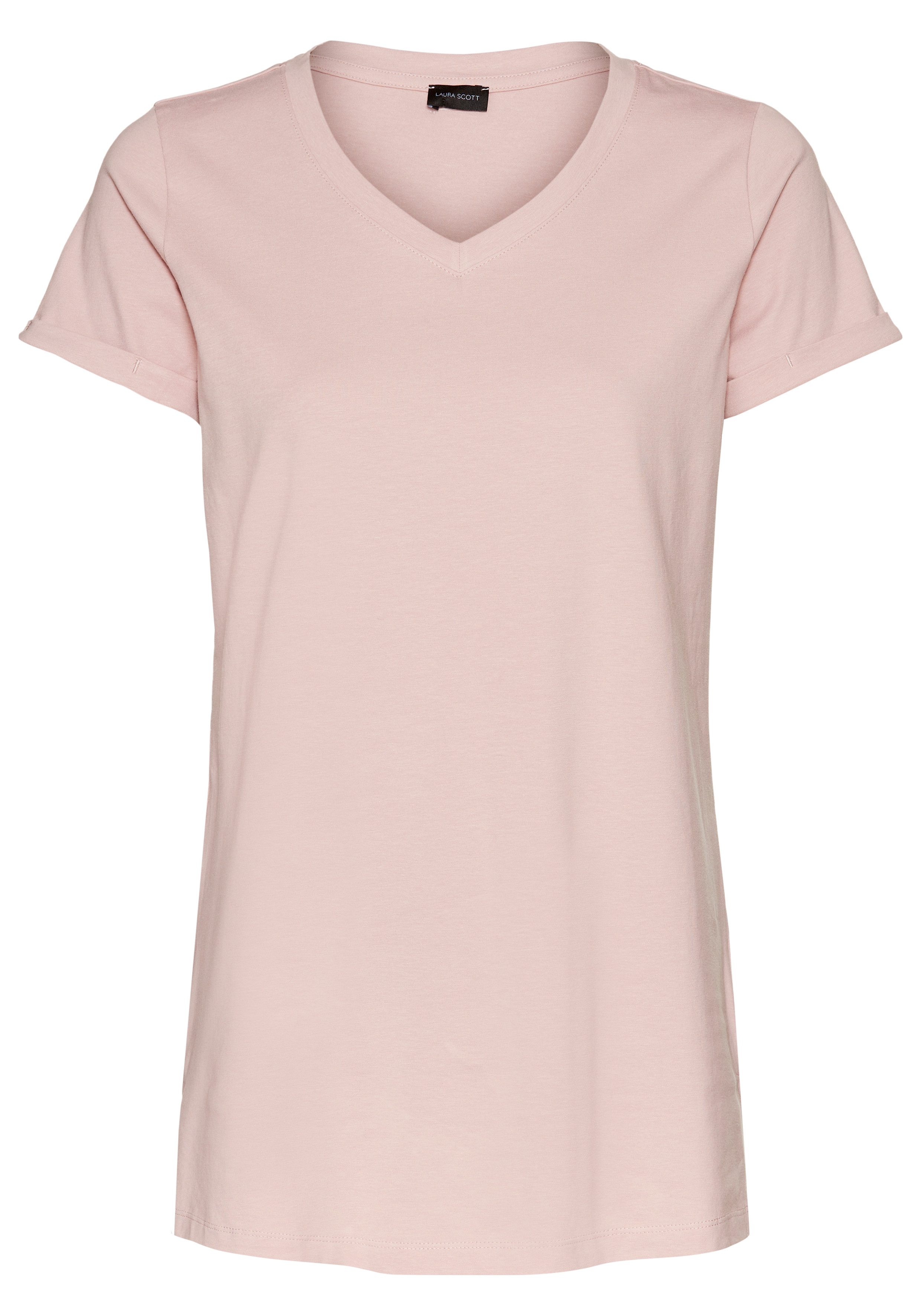 Laura Scott Lang shirt V-hals (2 stuks)