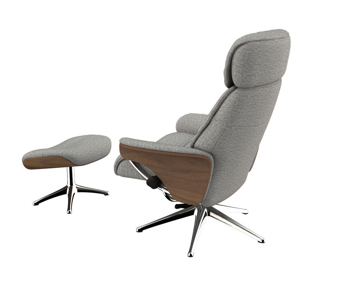 FLEXLUX Relaxfauteuil Aarhus, functionele stoel, gestoffeerde stoel, armleuningen, TV-fauteuil