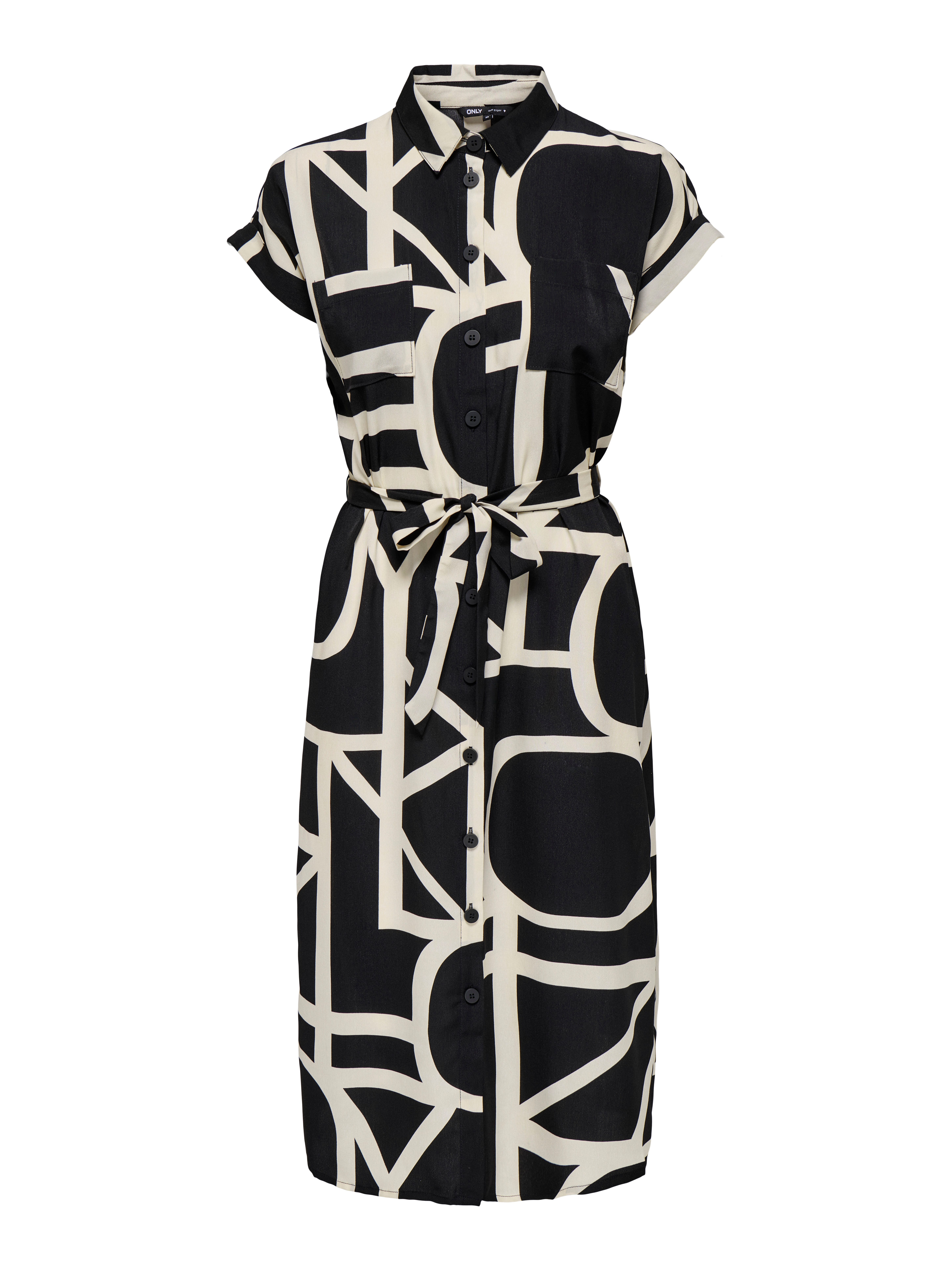 Only Jurk met overhemdkraag ONLHANNOVER S/S SHIRT DRESS NOOS WVN