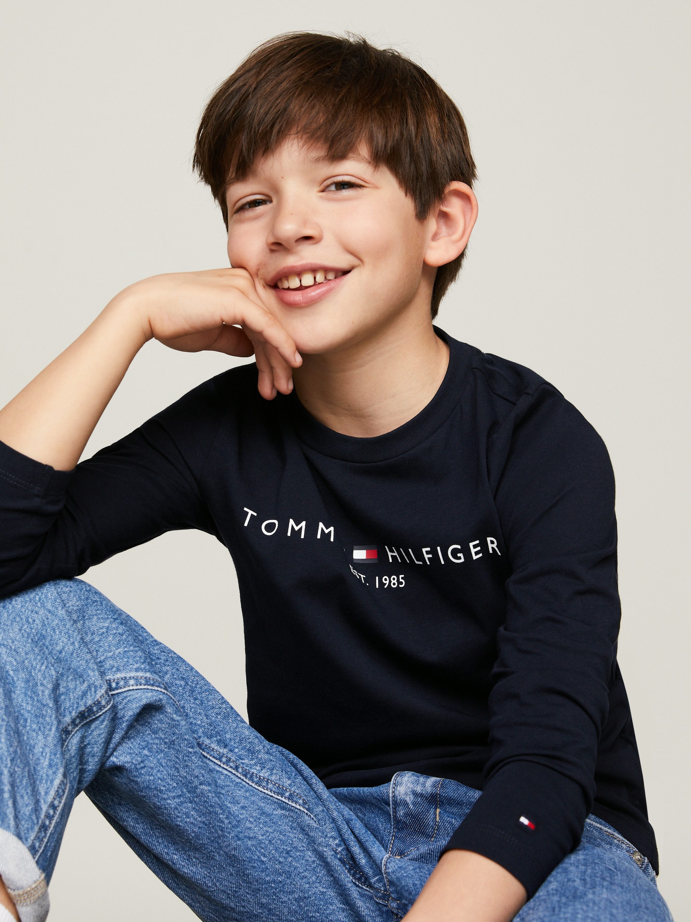 Tommy Hilfiger Shirt met lange mouwen U ESSENTIAL TEE L/S