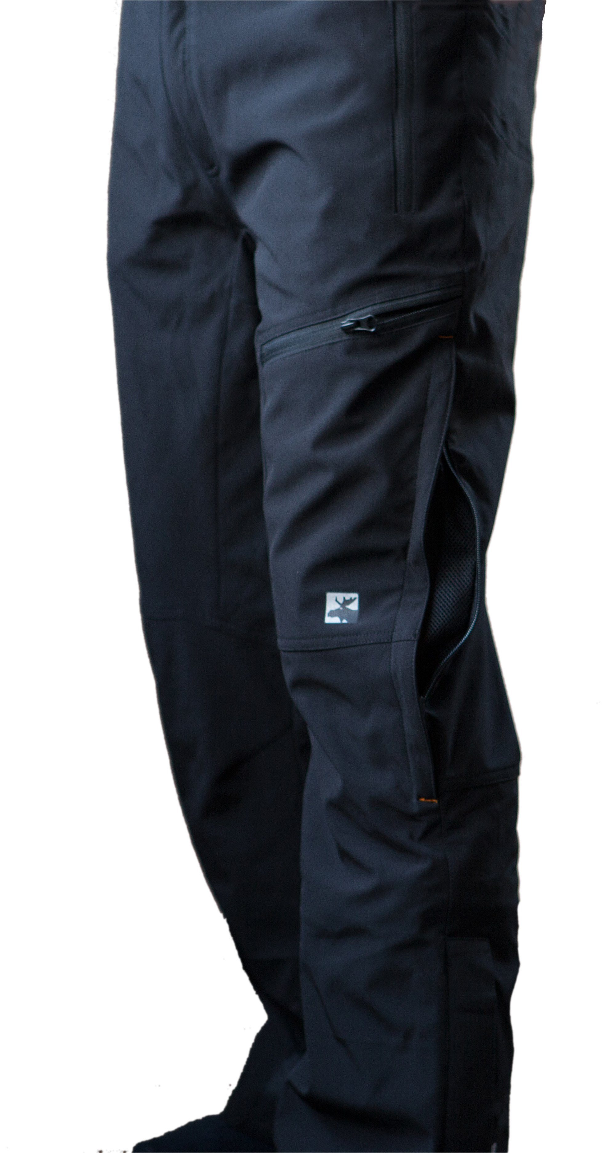 DEPROC Active Softshell-broek MONCTON WOMEN met sneeuwvanger