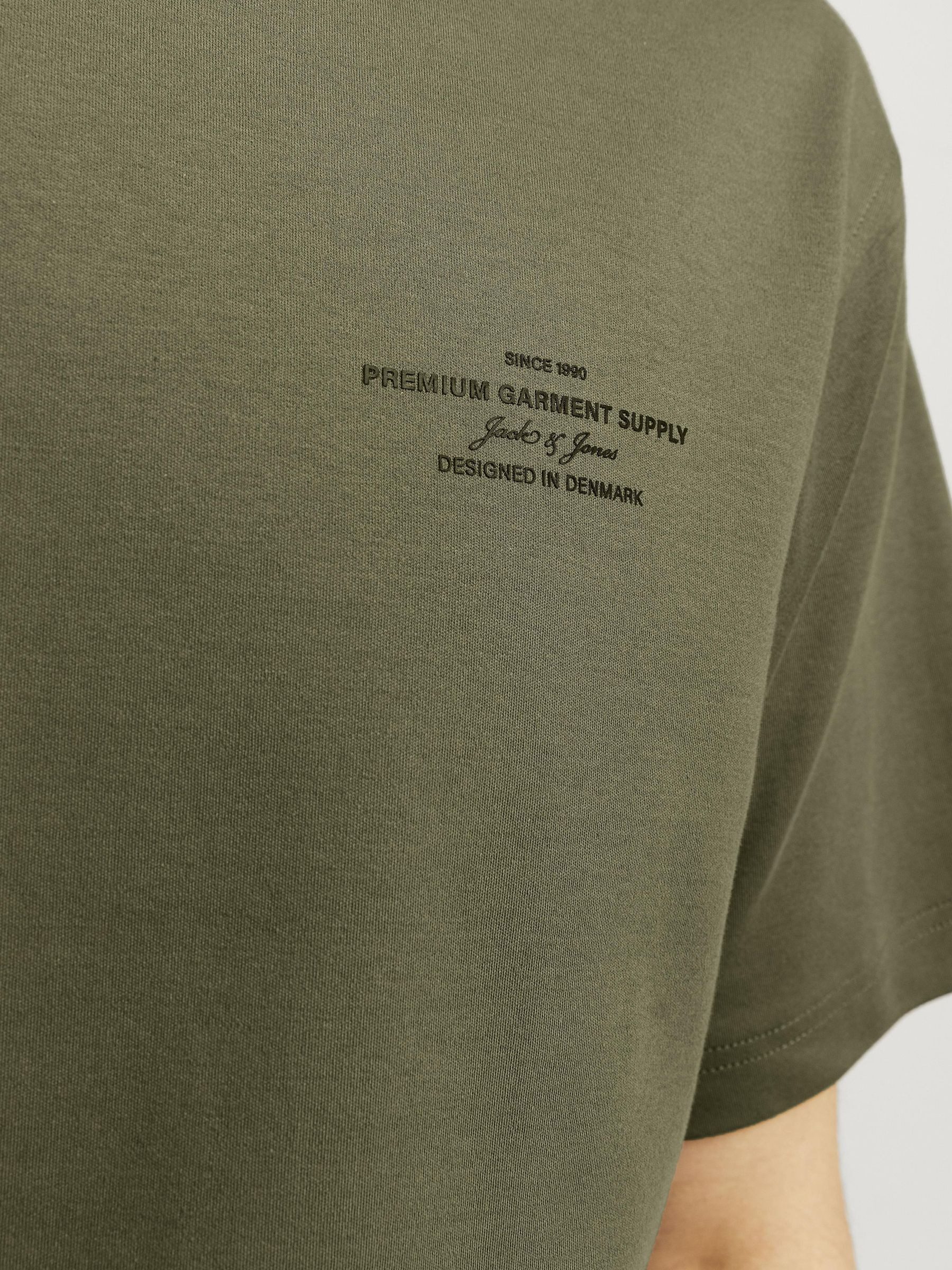 Jack & Jones Shirt met ronde hals JPRBLACHAD BRANDING SS CREW NECK TEE SN
