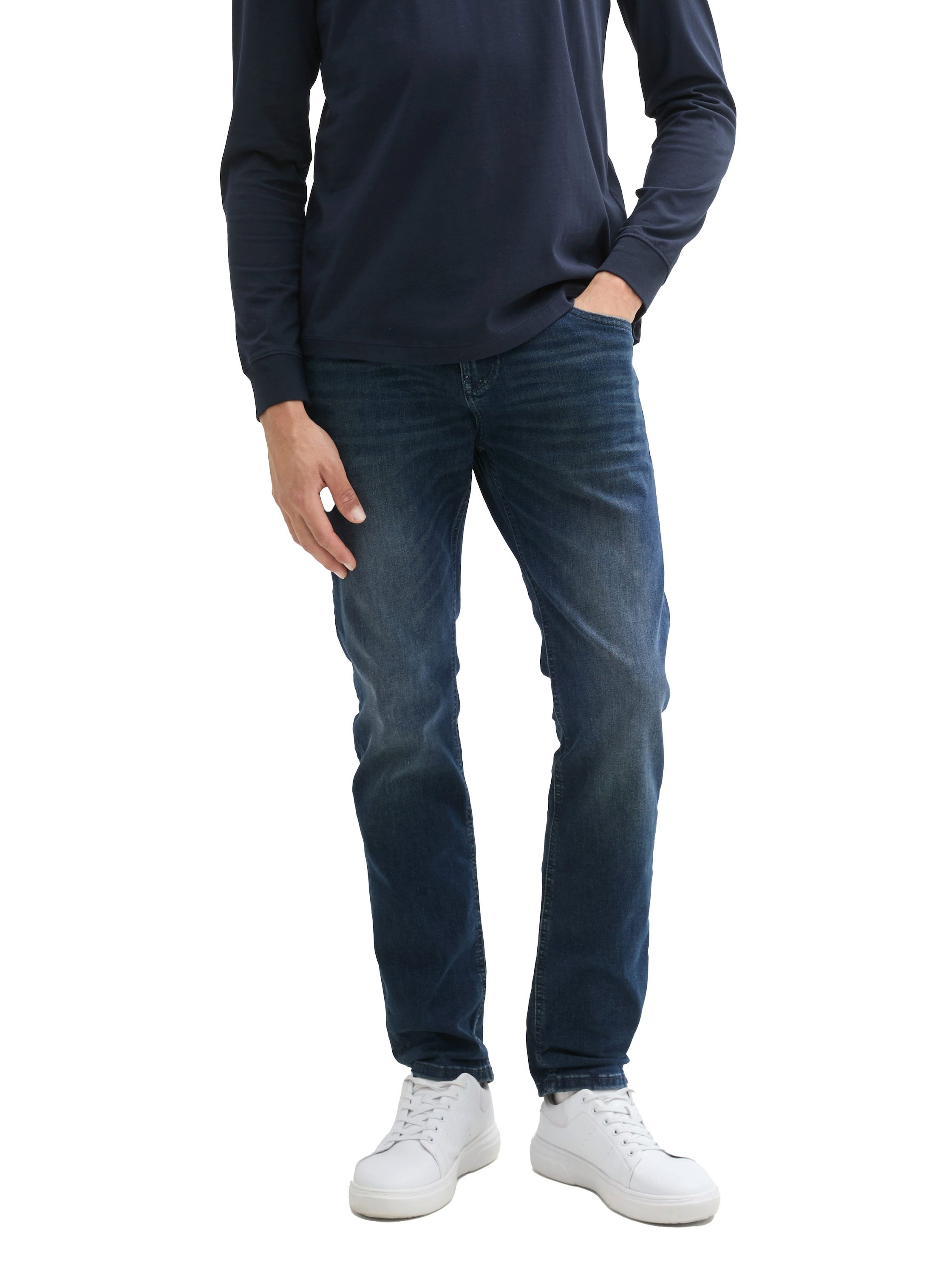 NU 20% KORTING: Tom Tailor Denim Straight jeans AEDAN in klassieke 5-pocketsstijl