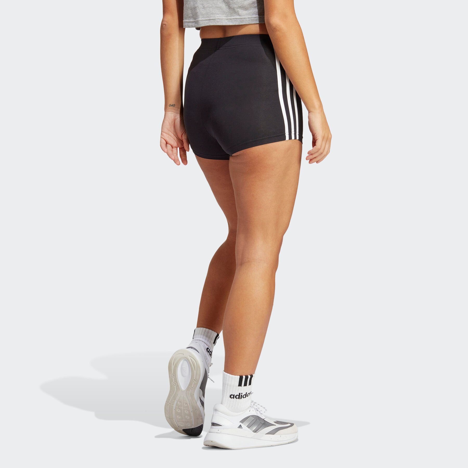 adidas Sportswear Short ESSENTIALS 3-STRIPES SINGLE JERSEY BOOTY (1-delig)