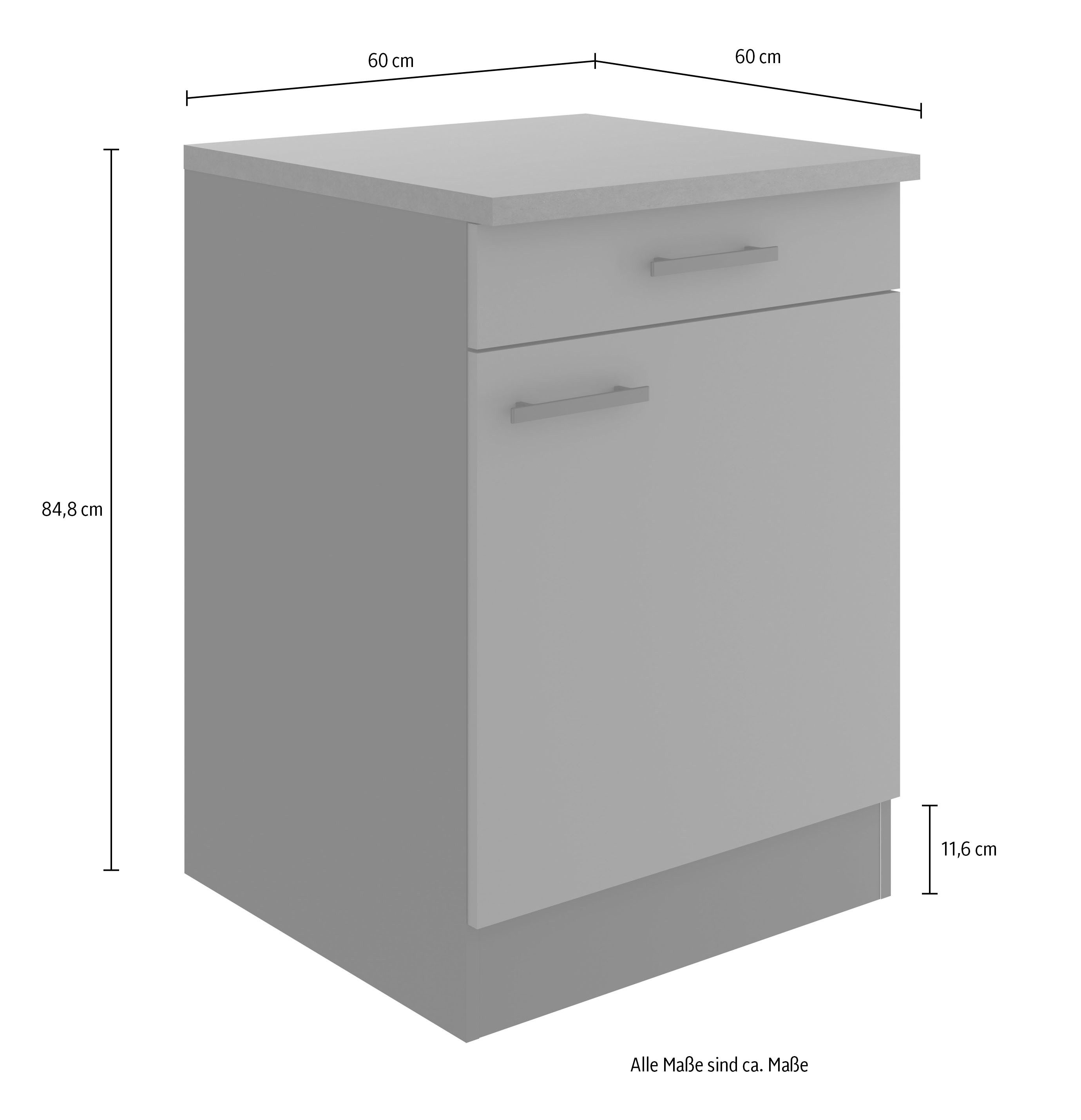 OPTIFIT Onderkast Palma Breedte 60 cm, met 1 deur en 1 lade