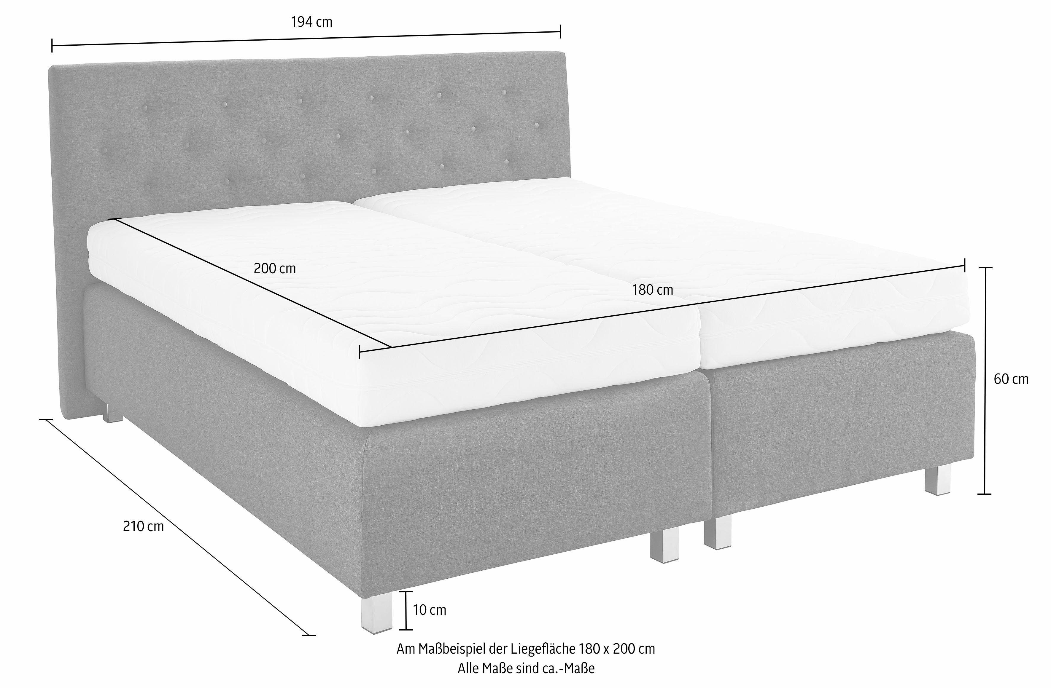 Westfalia Polsterbetten Boxspring in diverse uitvoeringen