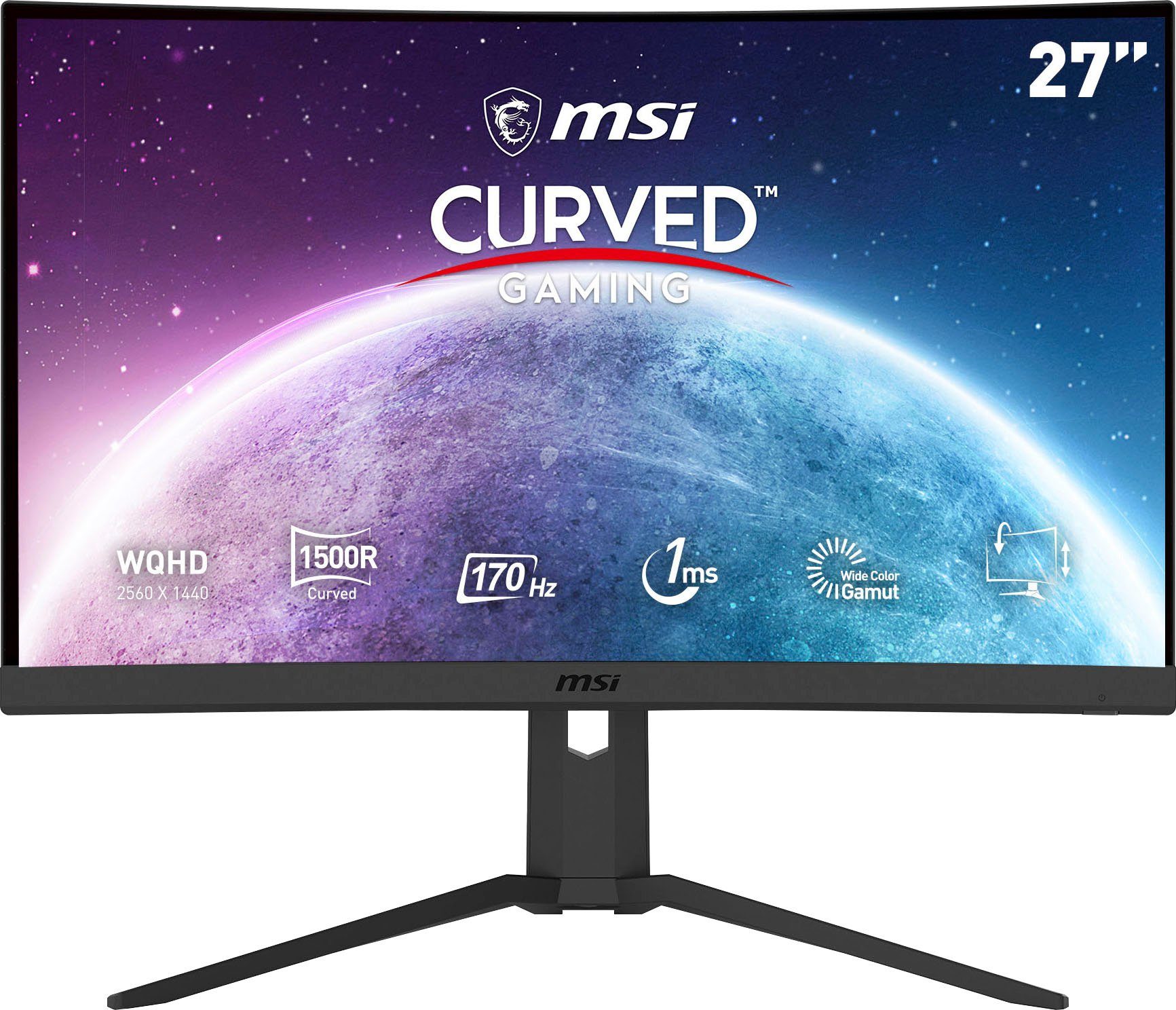 MSI Gaming-monitor Optix G27CQ4PDE E2, 69 cm / 27 ", WQHD