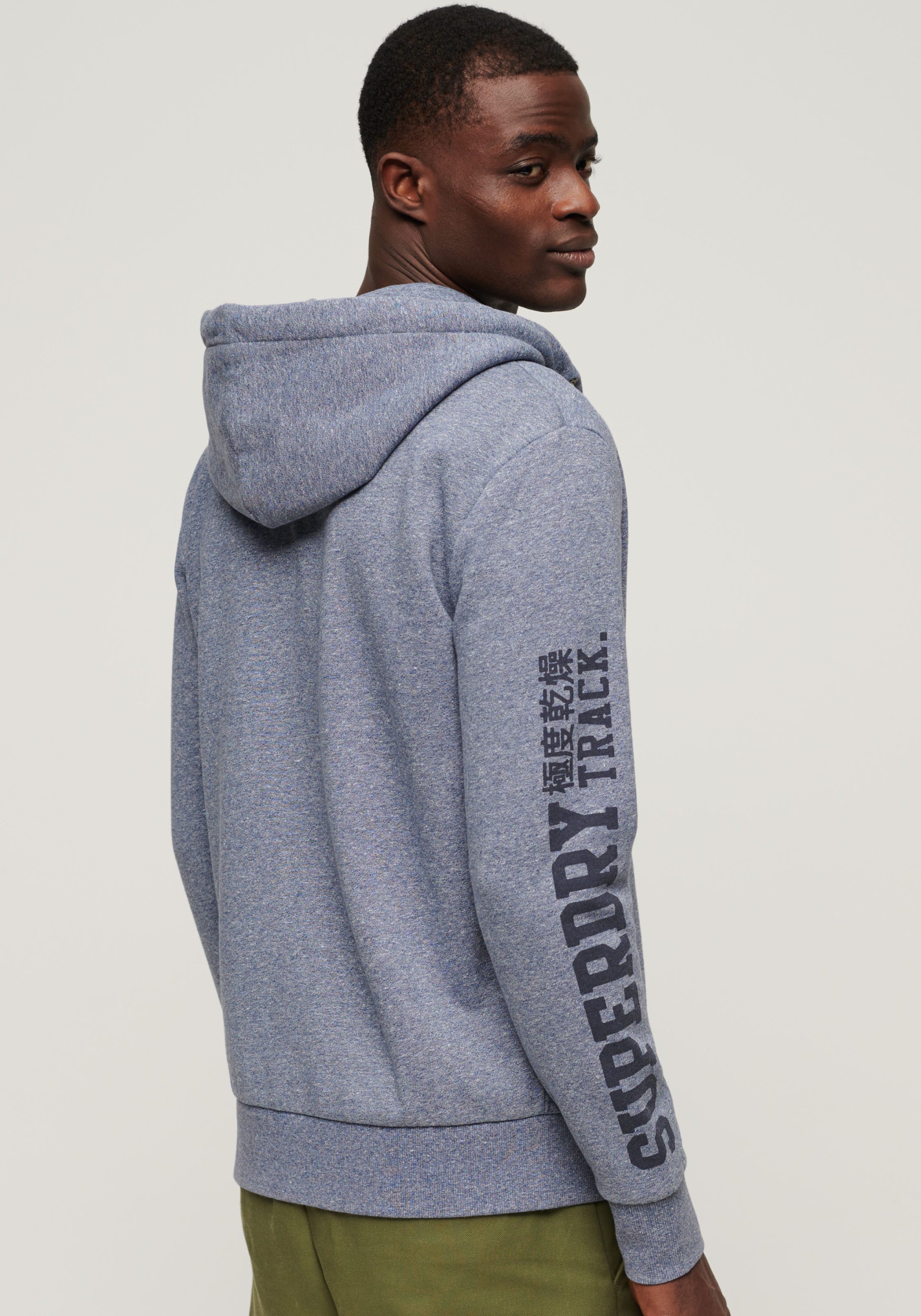Superdry Capuchonsweatvest ATHLETIC COLL GRAPHIC ZIPHOOD