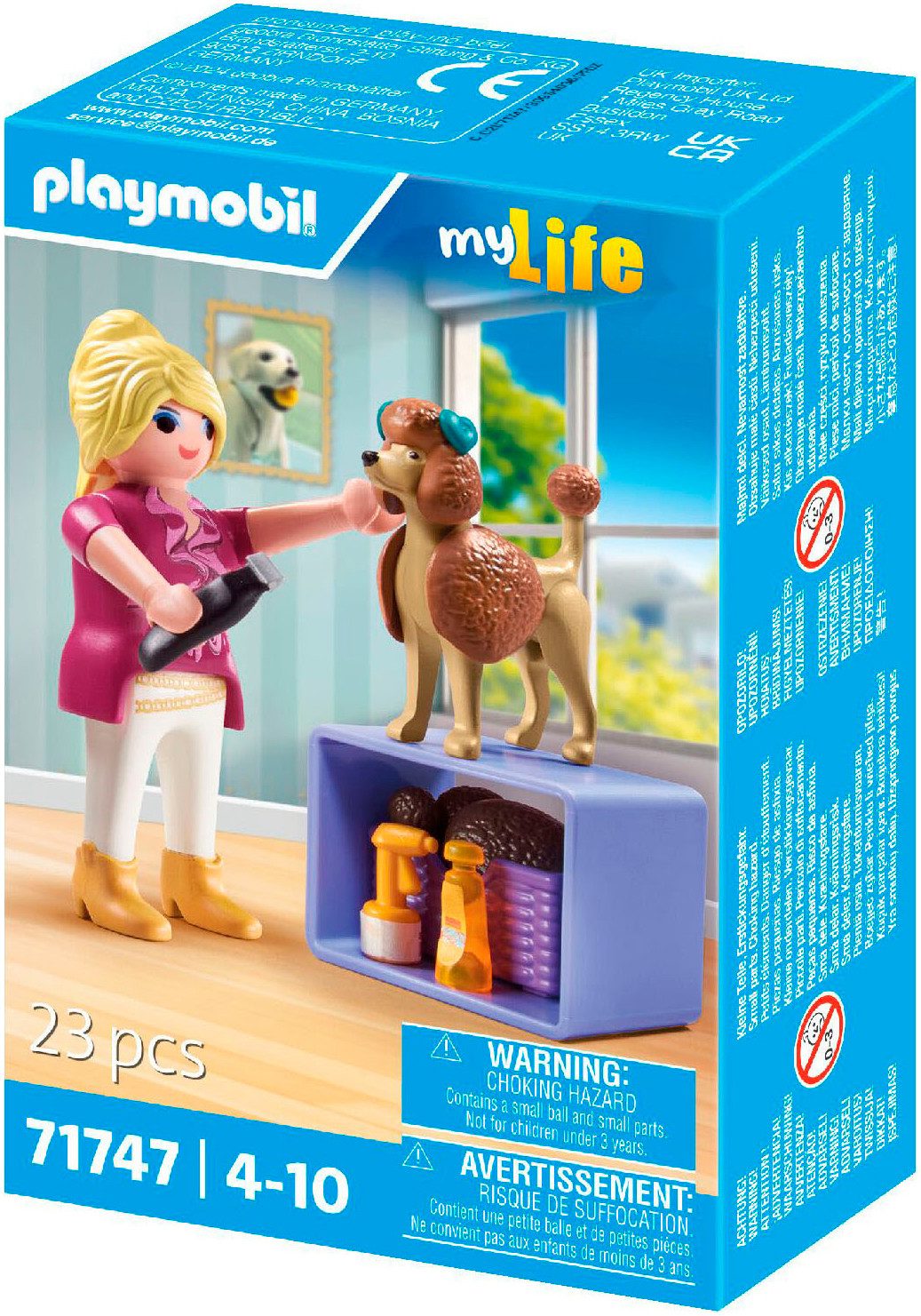 Playmobil® Constructie-speelset Hundefriseurin (71747), Playmobil My Life (23-delig)