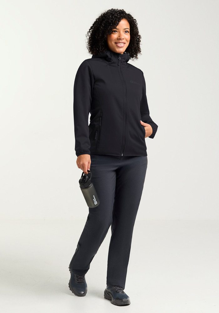 Jack Wolfskin Softshell-jack WINDHAIN HOODY W