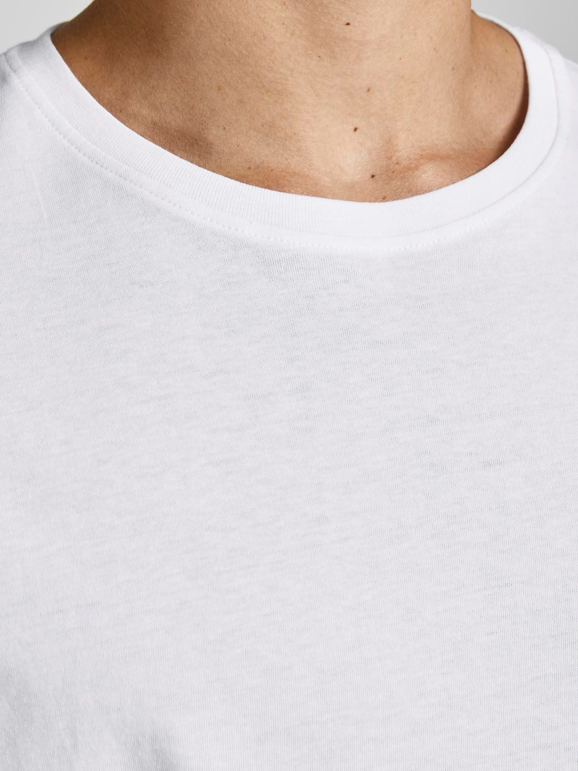 Jack & Jones Shirt met ronde hals JJEORGANIC BASIC TEE SS O-NE 3PK MP NOOS (set, 3-delig)