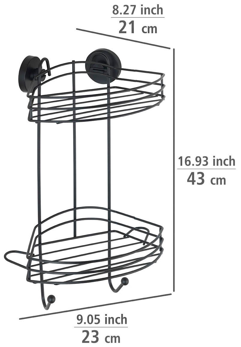 WENKO Badkamerrekje Vacuum-Loc 2 verdiepingen