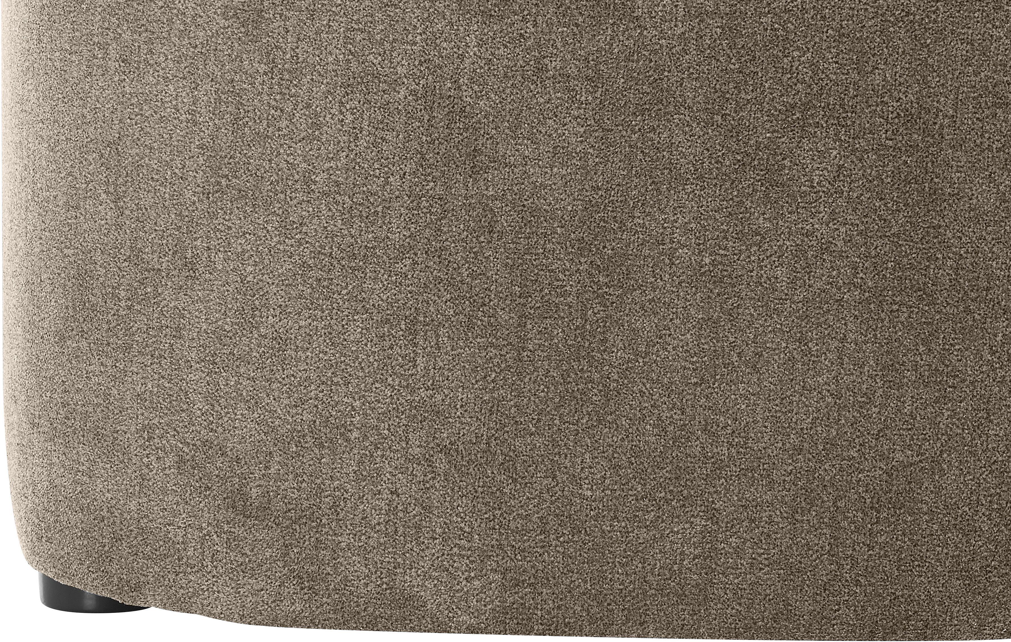 DOMO collection Hoekbank Pegnitz, elegante rugstiksels, comfortabel, L-vorm