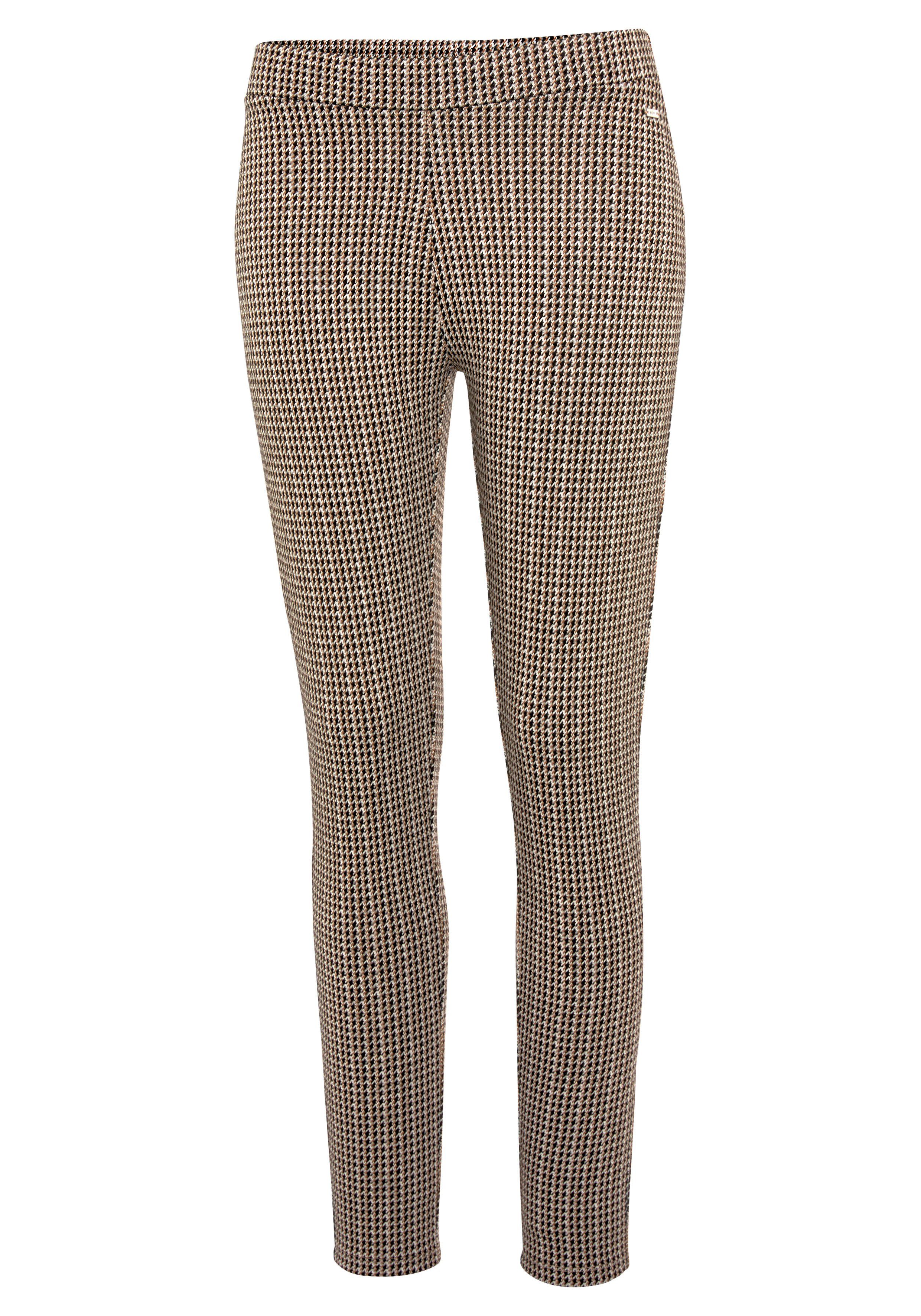 Lascana Legging met ingestrikt allover ontwerp