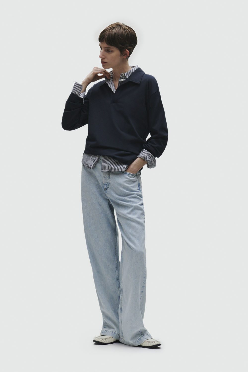 Marc O'Polo Wijde jeans Sjva