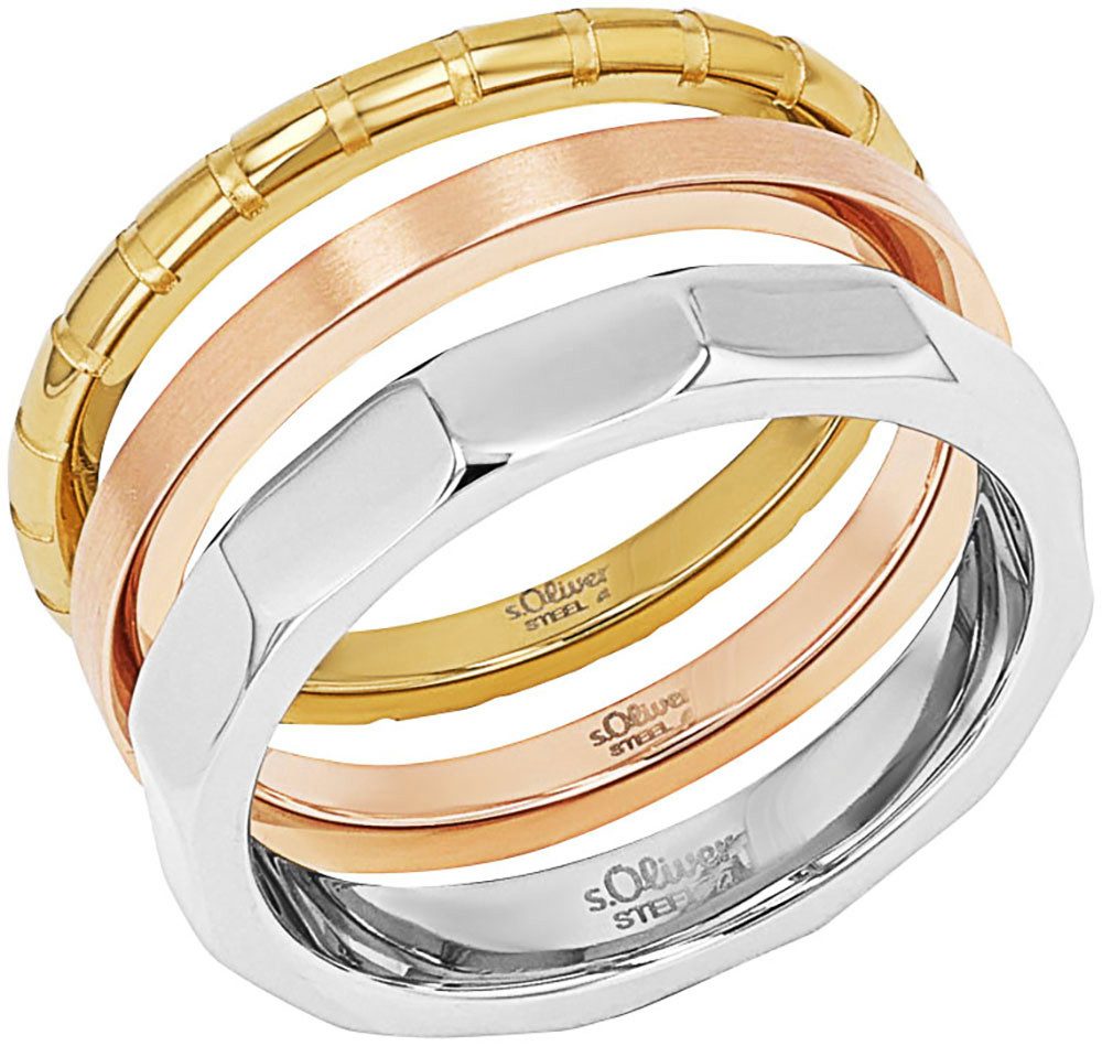 s.Oliver Ringenset 2038890/-91/-92/-93 (set, 3-delig)