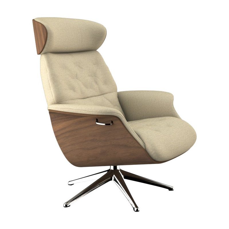 FLEXLUX Relaxfauteuil Volden, functionele stoel, gestoffeerde stoel, armleuningen, TV-fauteuil