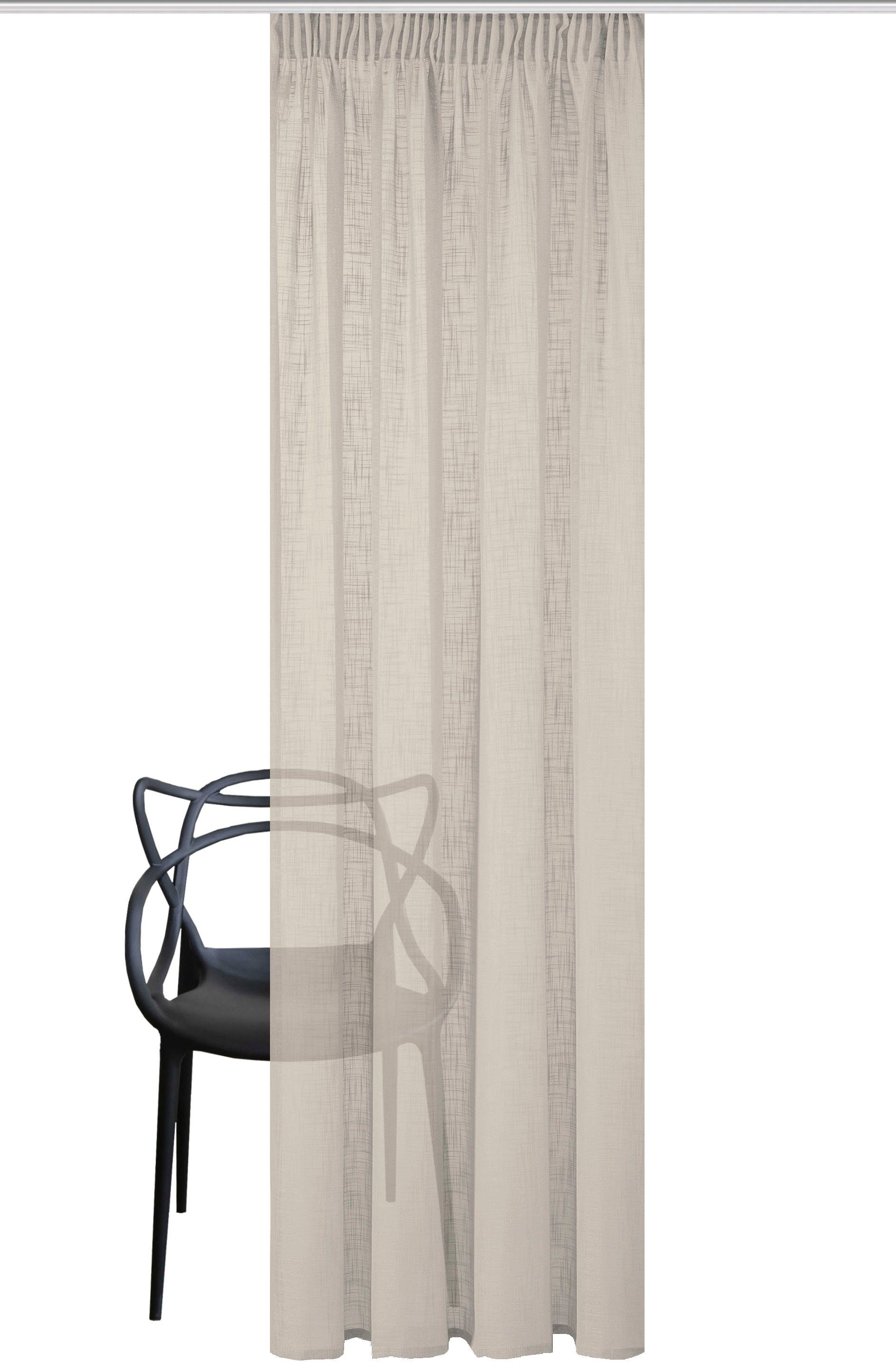 Home Basics Gordijn Softy Kombibandschal SOFTY uni (1 stuk)