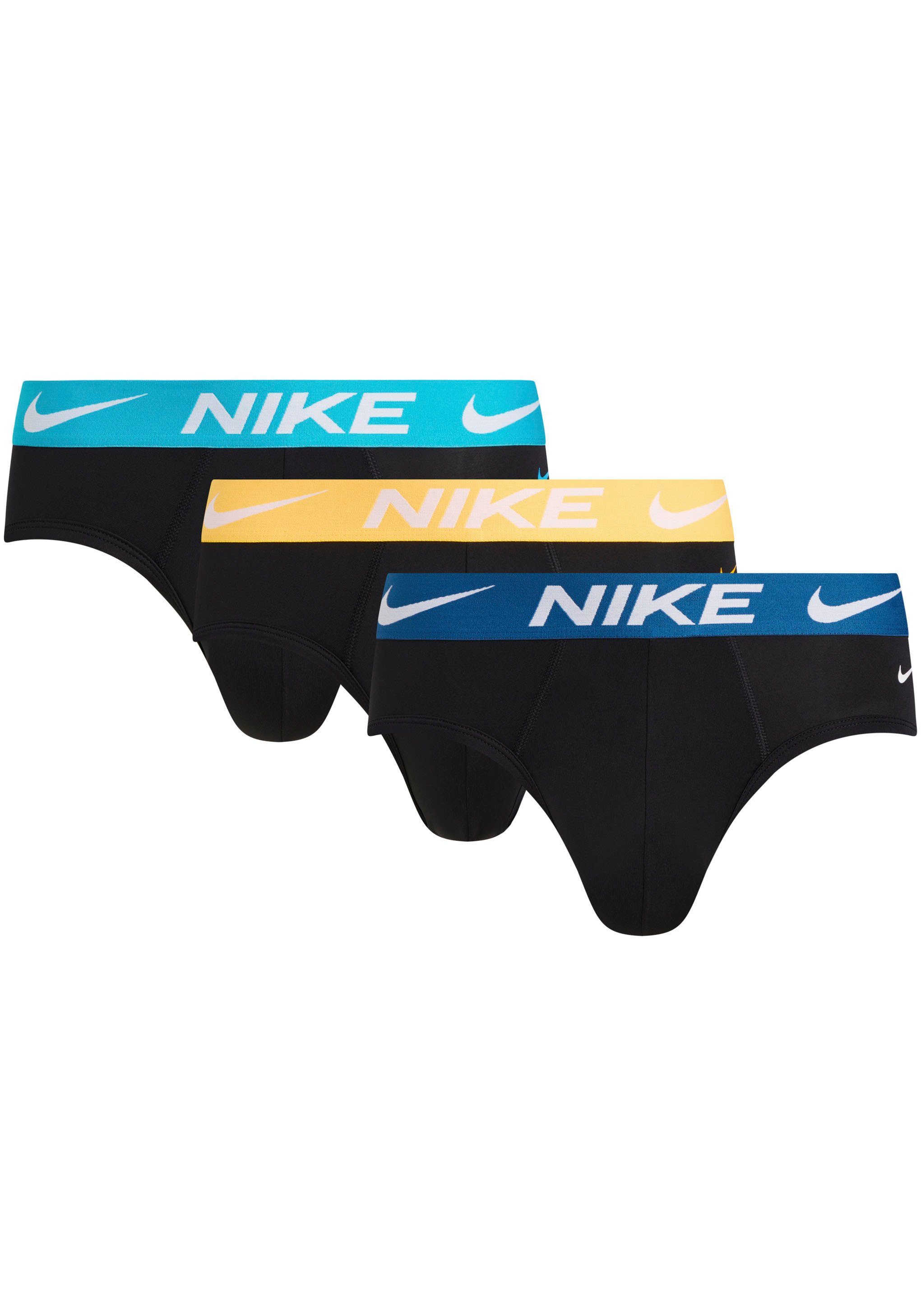 NIKE Underwear Hipster HIP BRIEF 3PK met nike logo-elastische band (3 stuks)