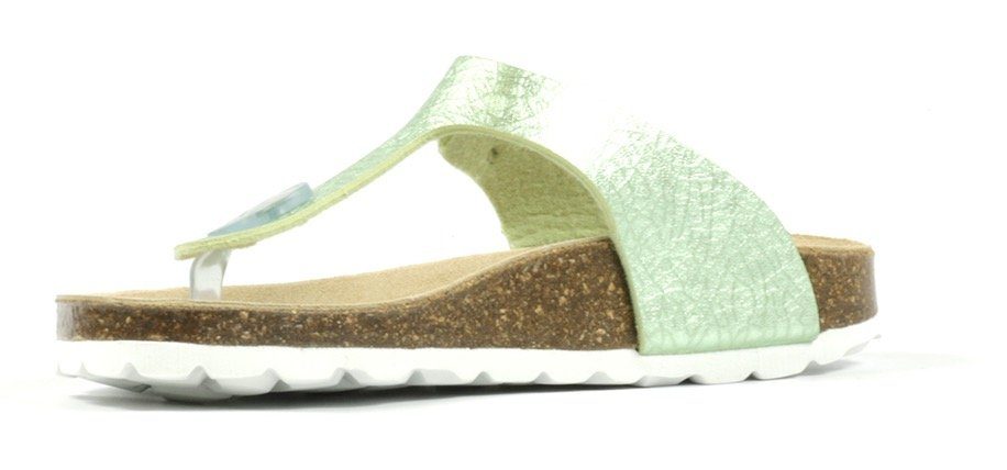 Richter Teenslippers Bio zomerschoenen, badschoen, vakantie, met gepolsterde leren binnenzool
