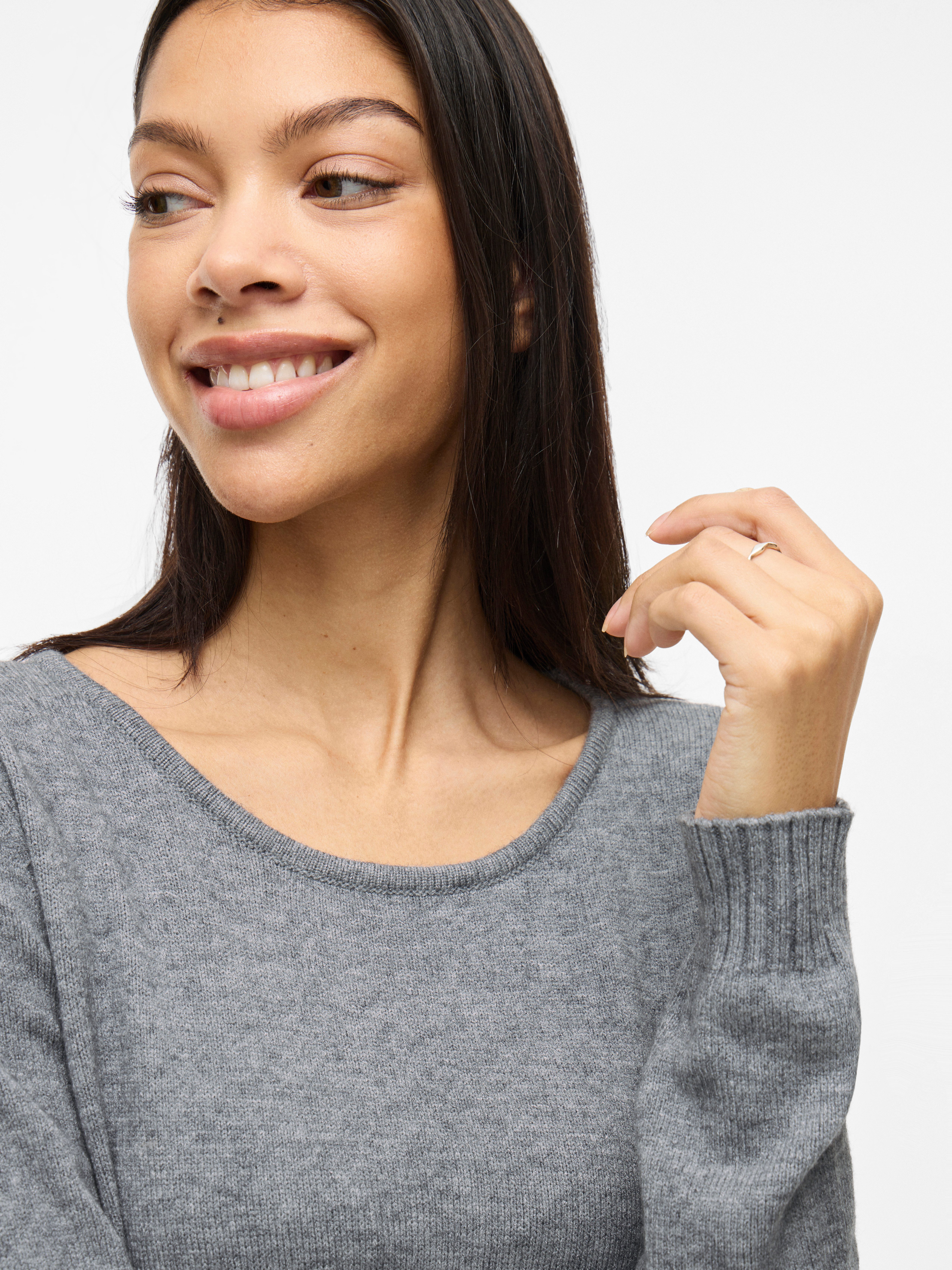 Vila Gebreide jurk VIRIL L/S KNIT DRESS - NOOS