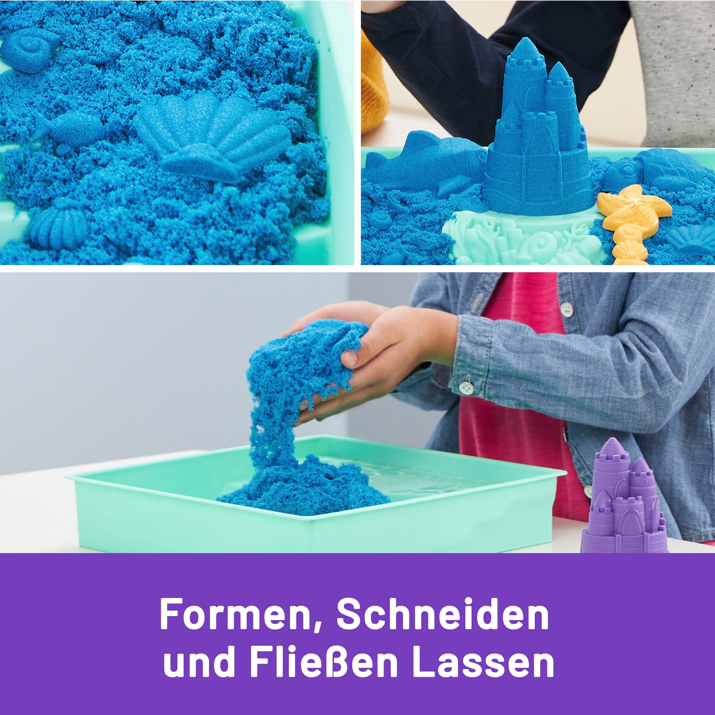 Spin Master Knutselset Kinetic Sand - Box 454 g - Blauw