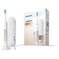 philips sonicare elektrische tandenborstel expertclean 7300 hx9601-03 met sonartechnologie, reisetui wit