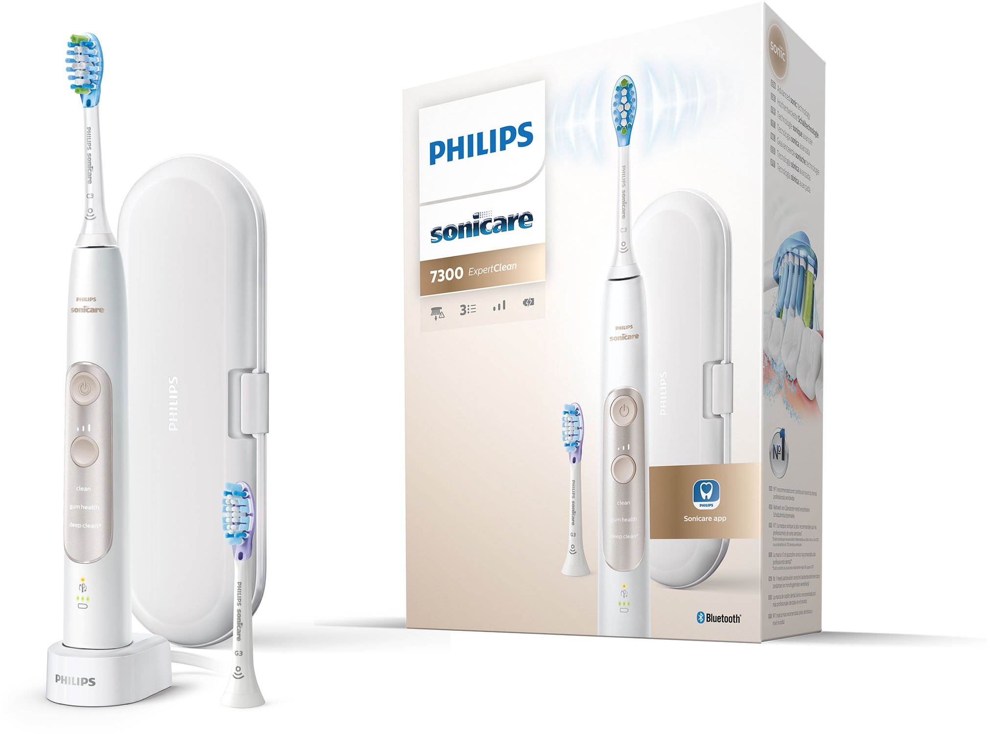 Philips Sonicare elektrische tandenborstel HX9601/03 ExpertClean 7300