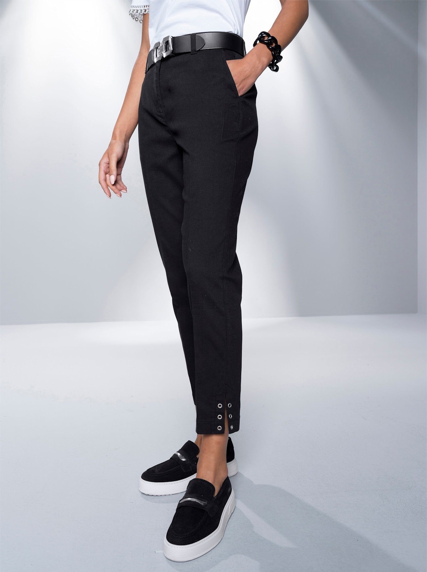 heine Geweven broek