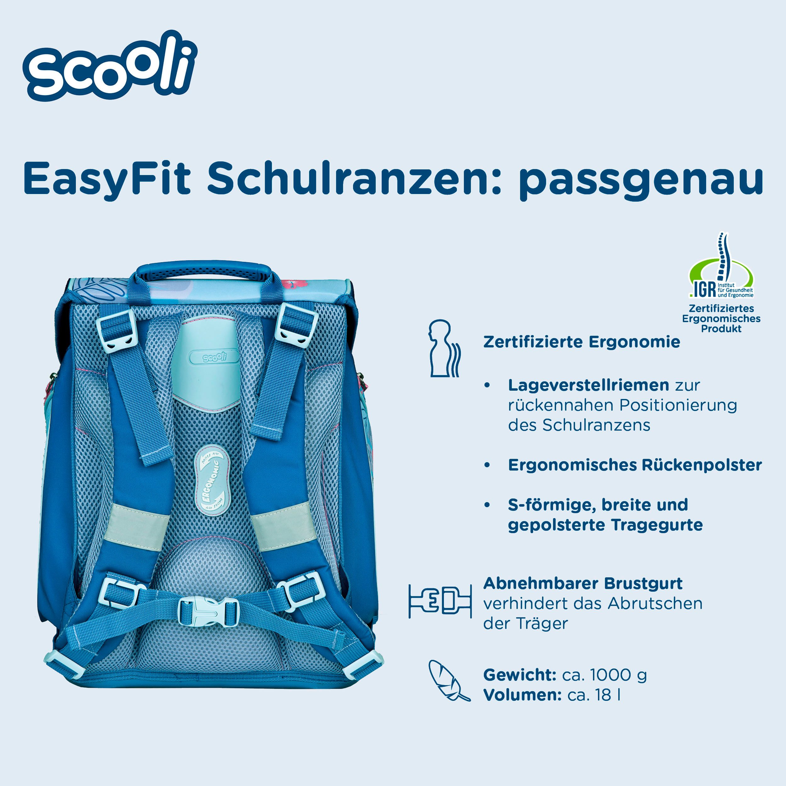 Scooli Schooltas EasyFit, Lilo & Stich (set, 5-delig)