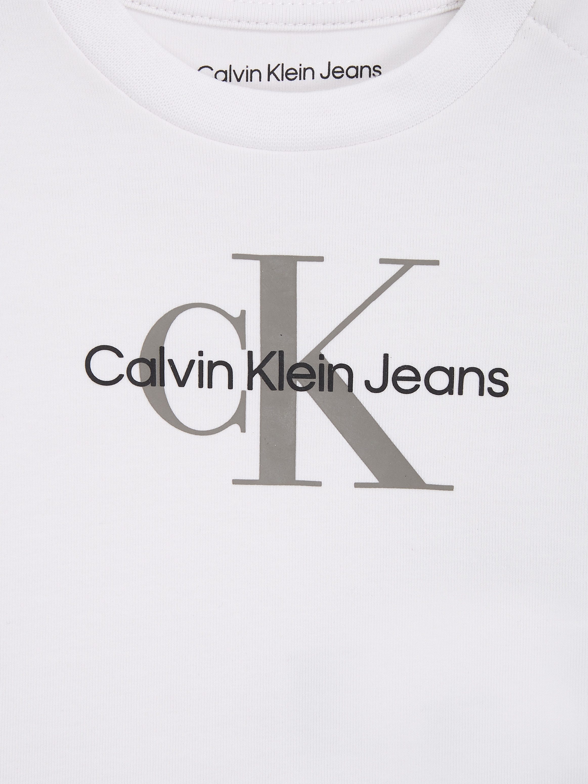 Calvin Klein Shirt met lange mouwen MONOGRAM LS T-SHIRT voor baby’s tot 2 jaar, met grote print