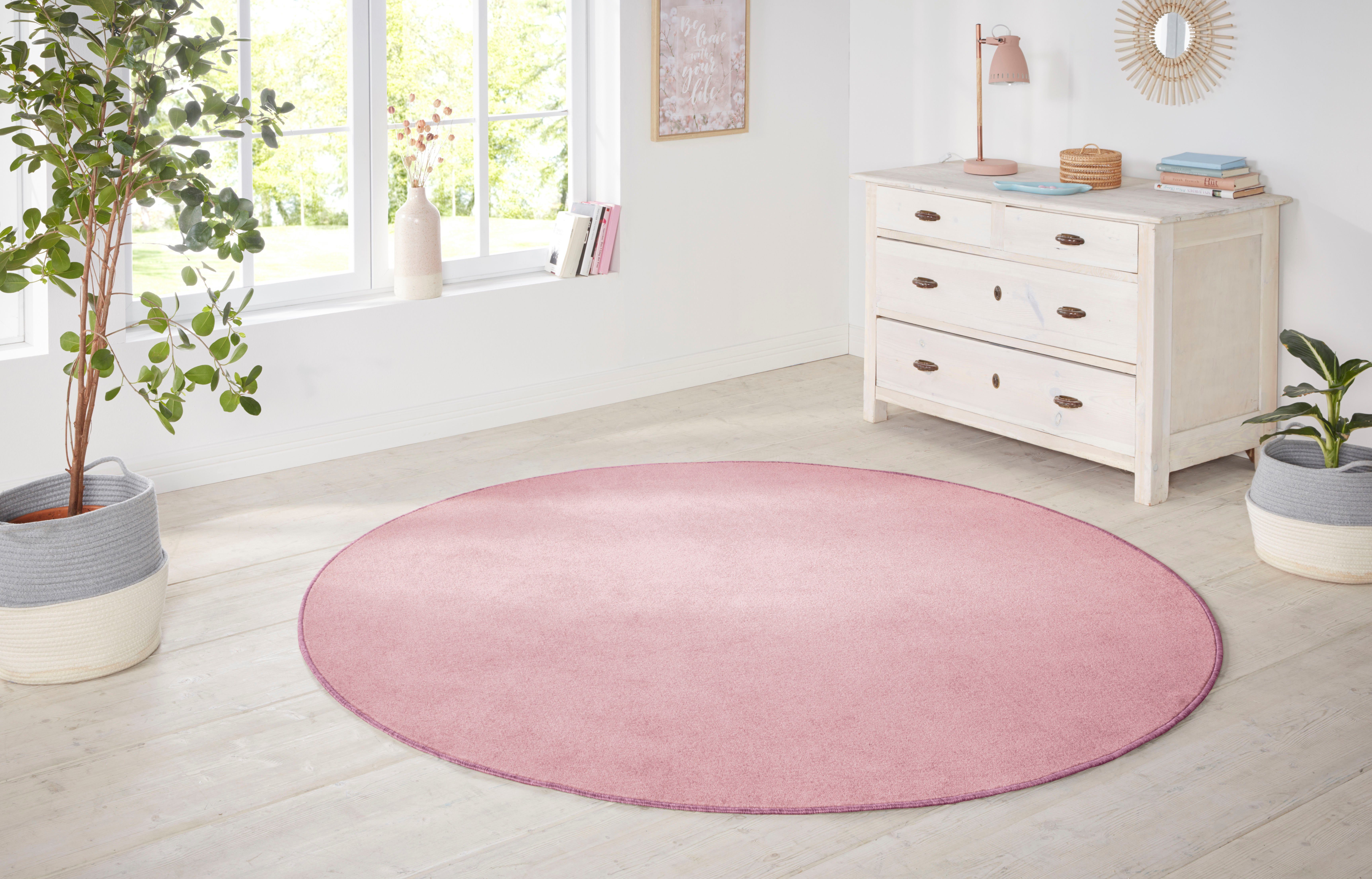 HANSE Home Vloerkleed Shashi Korte pool, unikleur, vloerkleed, zacht, eetkamer, kinderkamer, hal