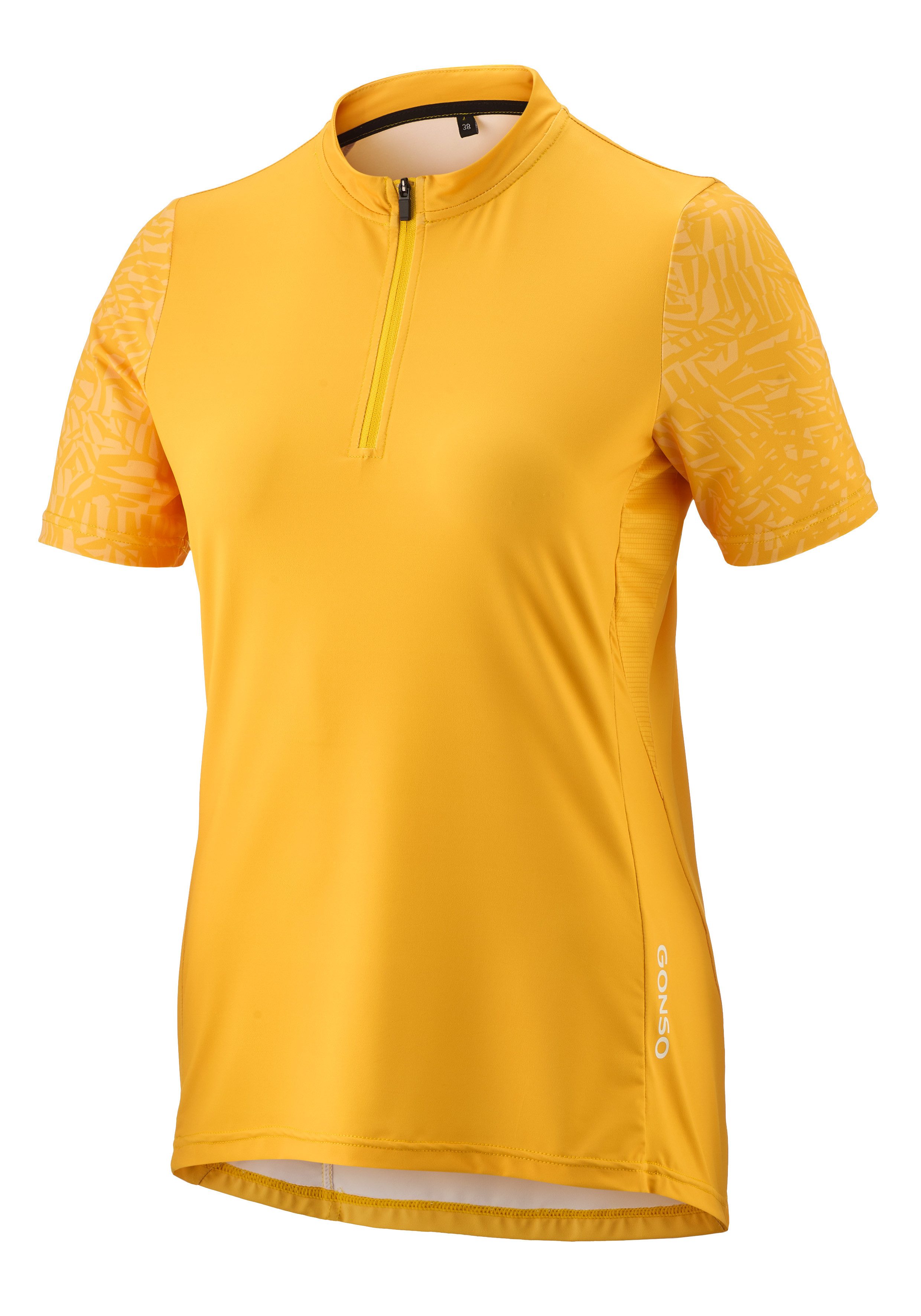 Gonso Fietsshirt Adventure Jersey Halfzip W Dames fiets trui korte mouwen, rugzak met rits, quick-dry, slim fit