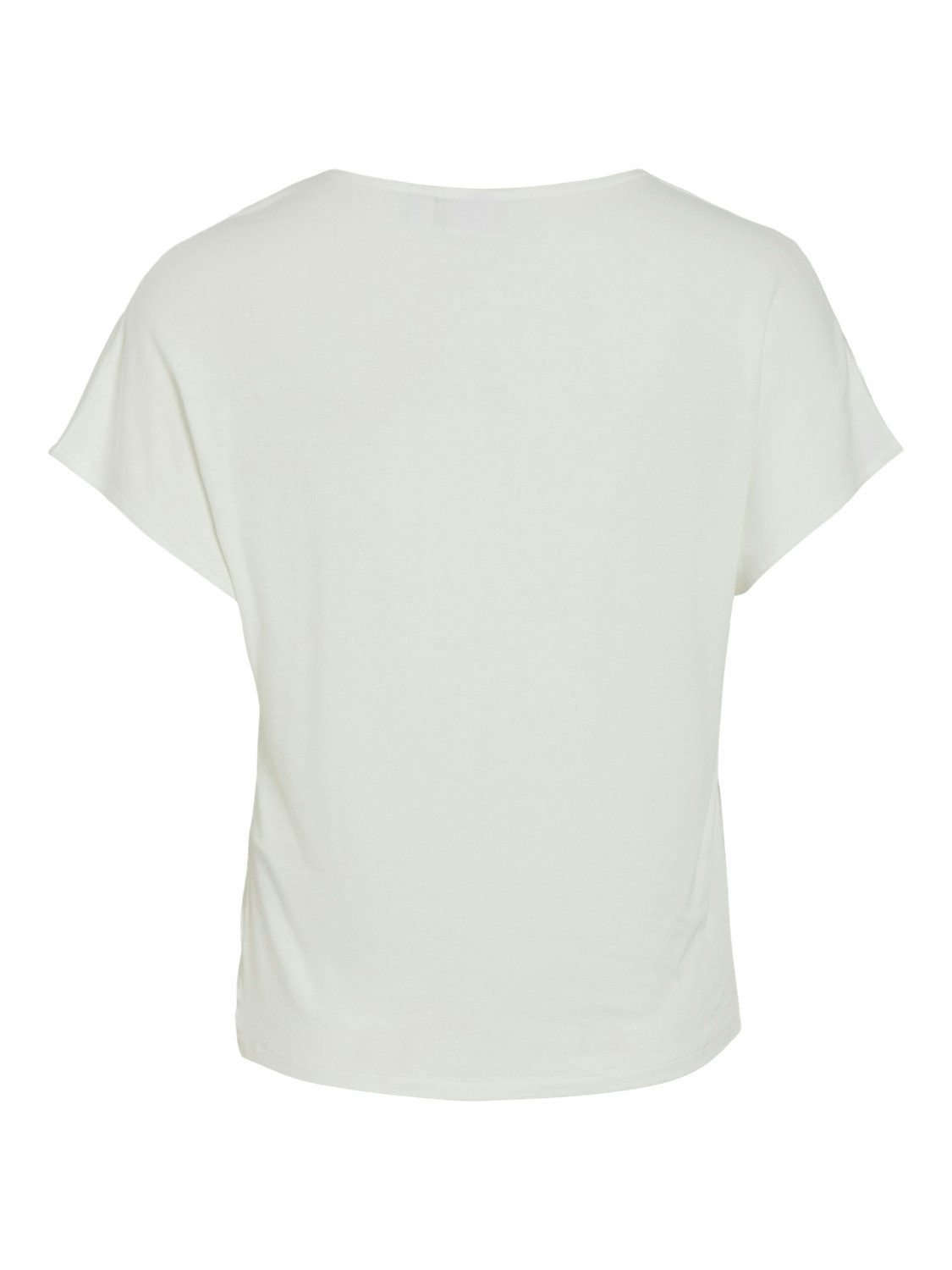 Vila Shirt met V-hals VIELLETTE V-NECK S S SATIN TOP NOOS
